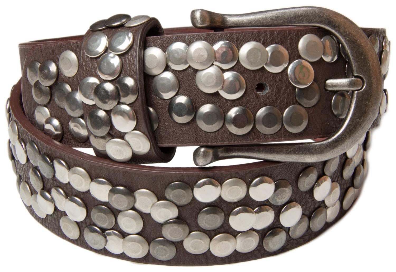 styleBREAKER Nietengürtel Vintage Nietengürtel (1-St)