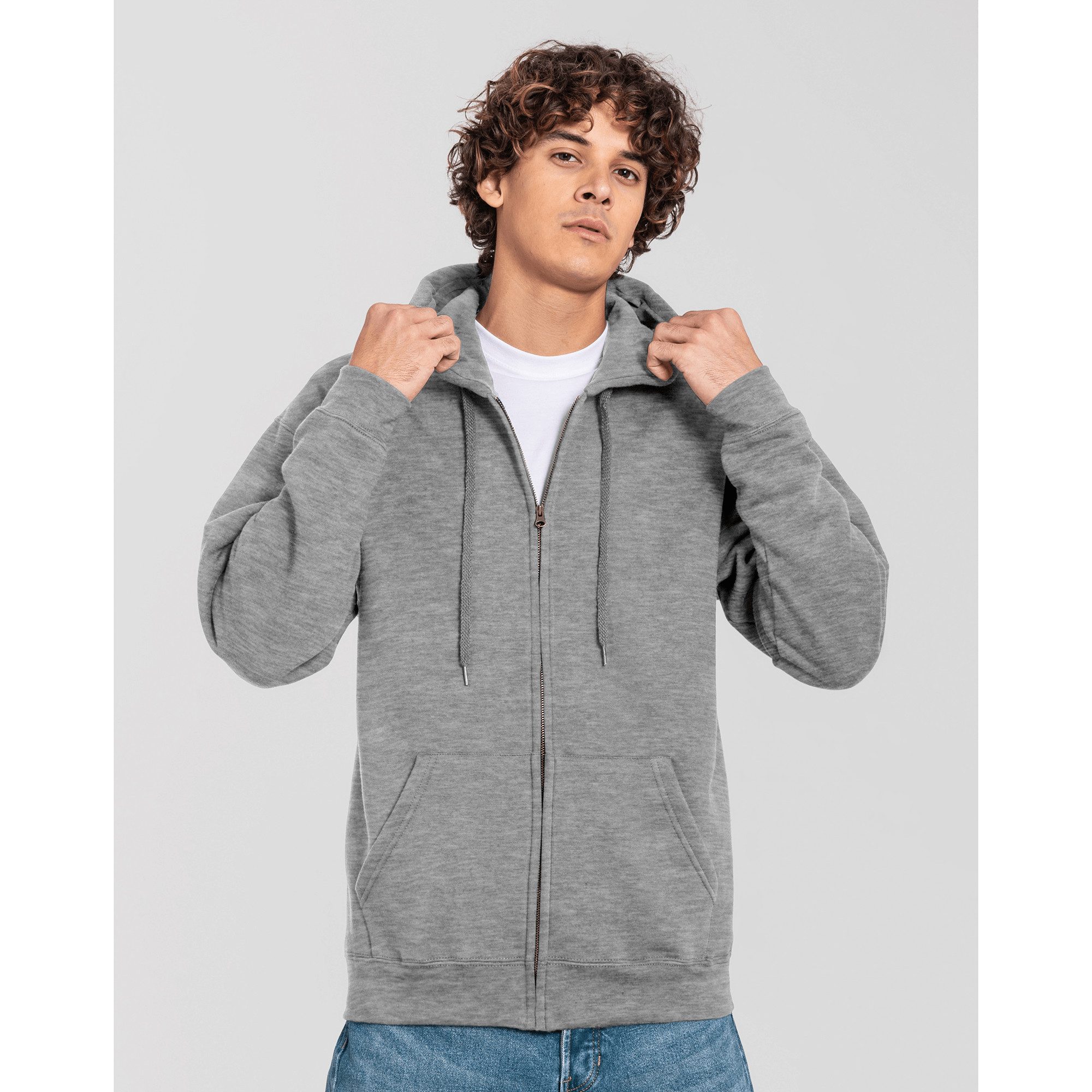 Fruit of the Loom Sweatjacke Iconic Premium Kapuzen Sweatjacke – Bild 2 von 5