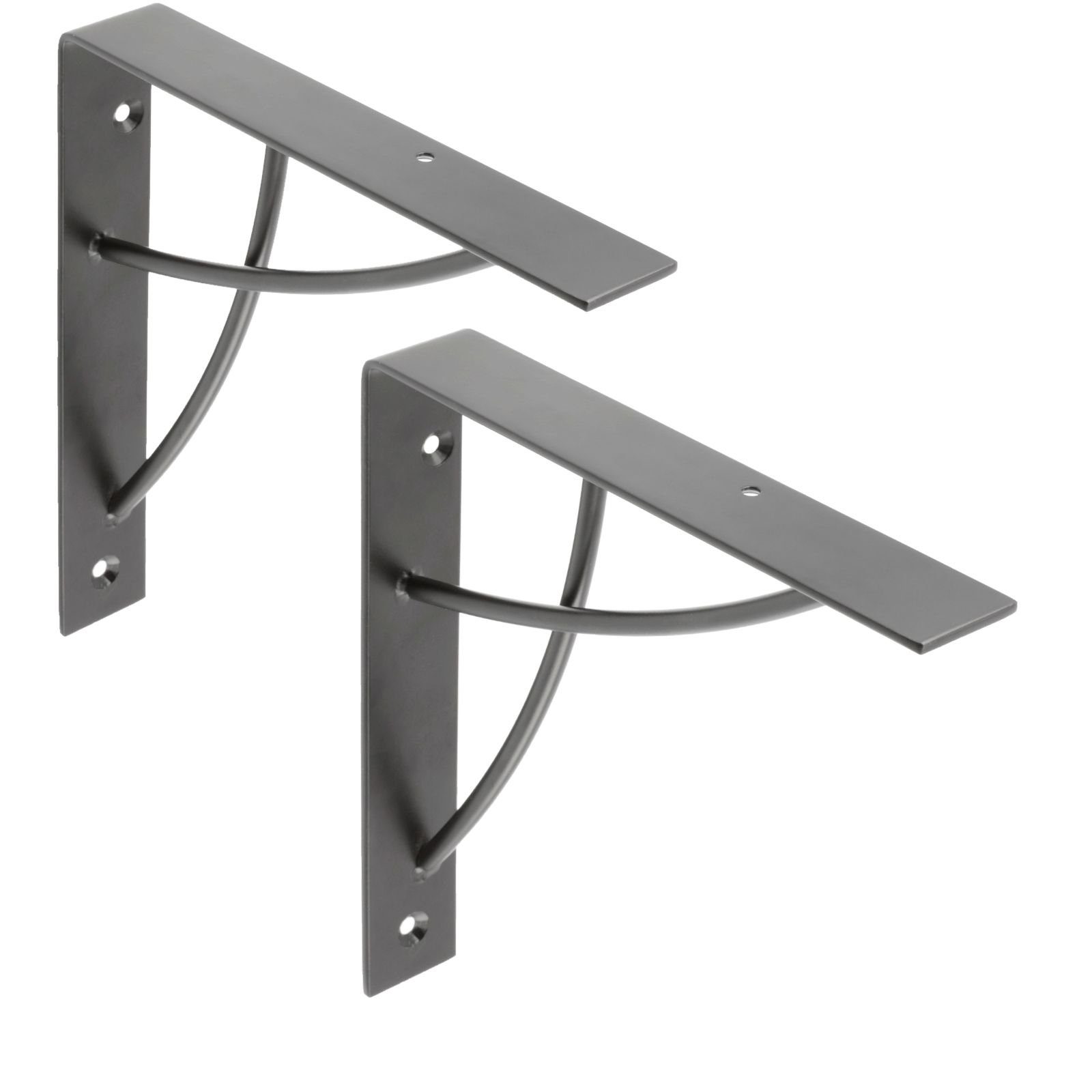 SO-TECH® Wandregalhalter Regalkonsole RK10 schwarz Stahl günstig online kaufen