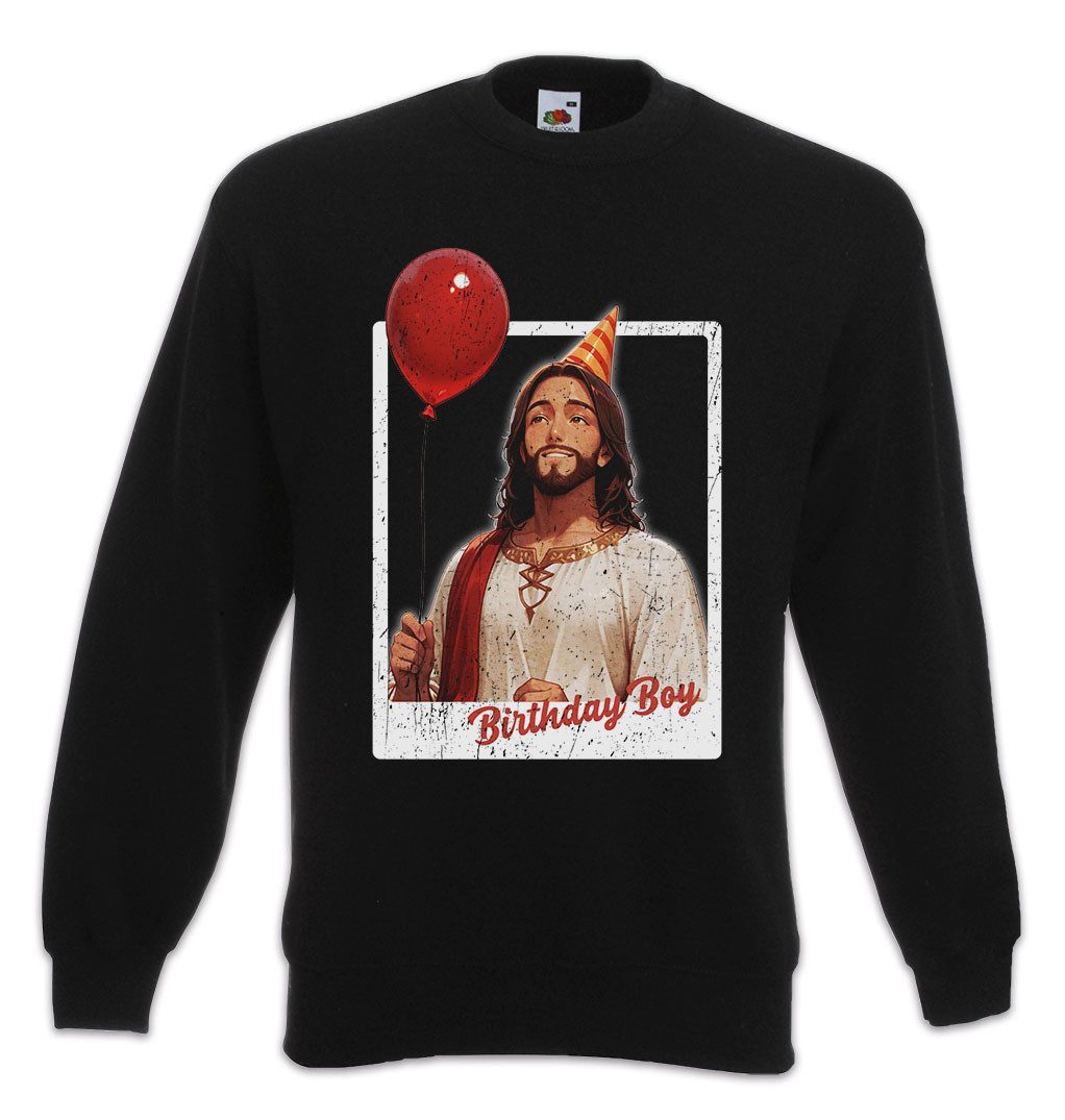 Sweatshirt Jesus Birthday Boy Sweatshirt Holy Christus Christmas X-Mas