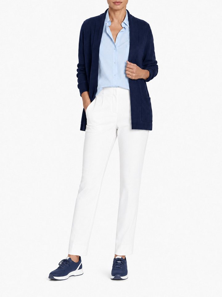 ROBELL Stoffhose Bengaline Damenhose Stretch Schlupfhose mit Comfortbund Beruf Businesshose Damen und zugleich Freizeithose Damen