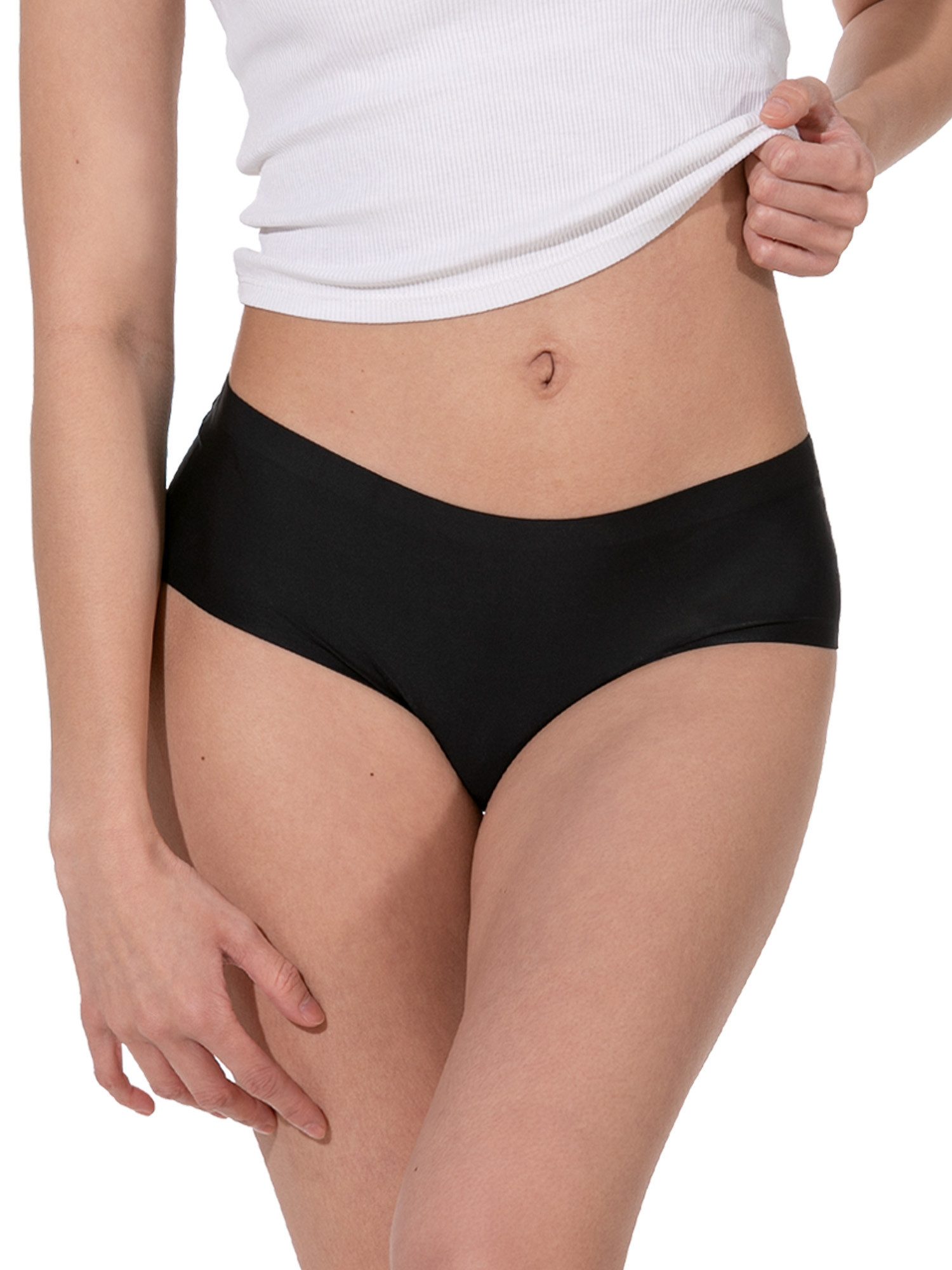 Yenita® Slip Nahtlose Hüftslips (3-St) aus Microfaser