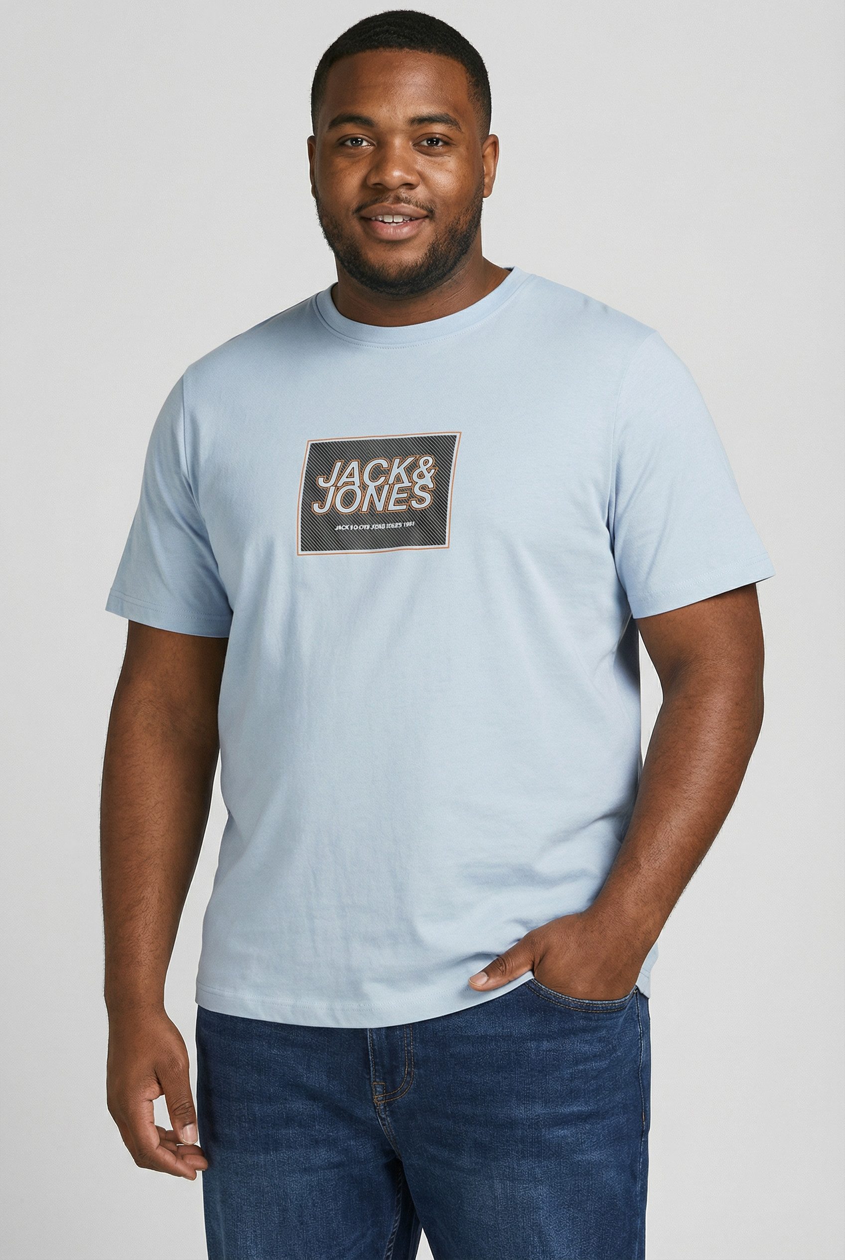 Jack & Jones PlusSize T-Shirt JJRAIN TEE SS CREW NECK 3PK MP PLS (Packung, günstig online kaufen