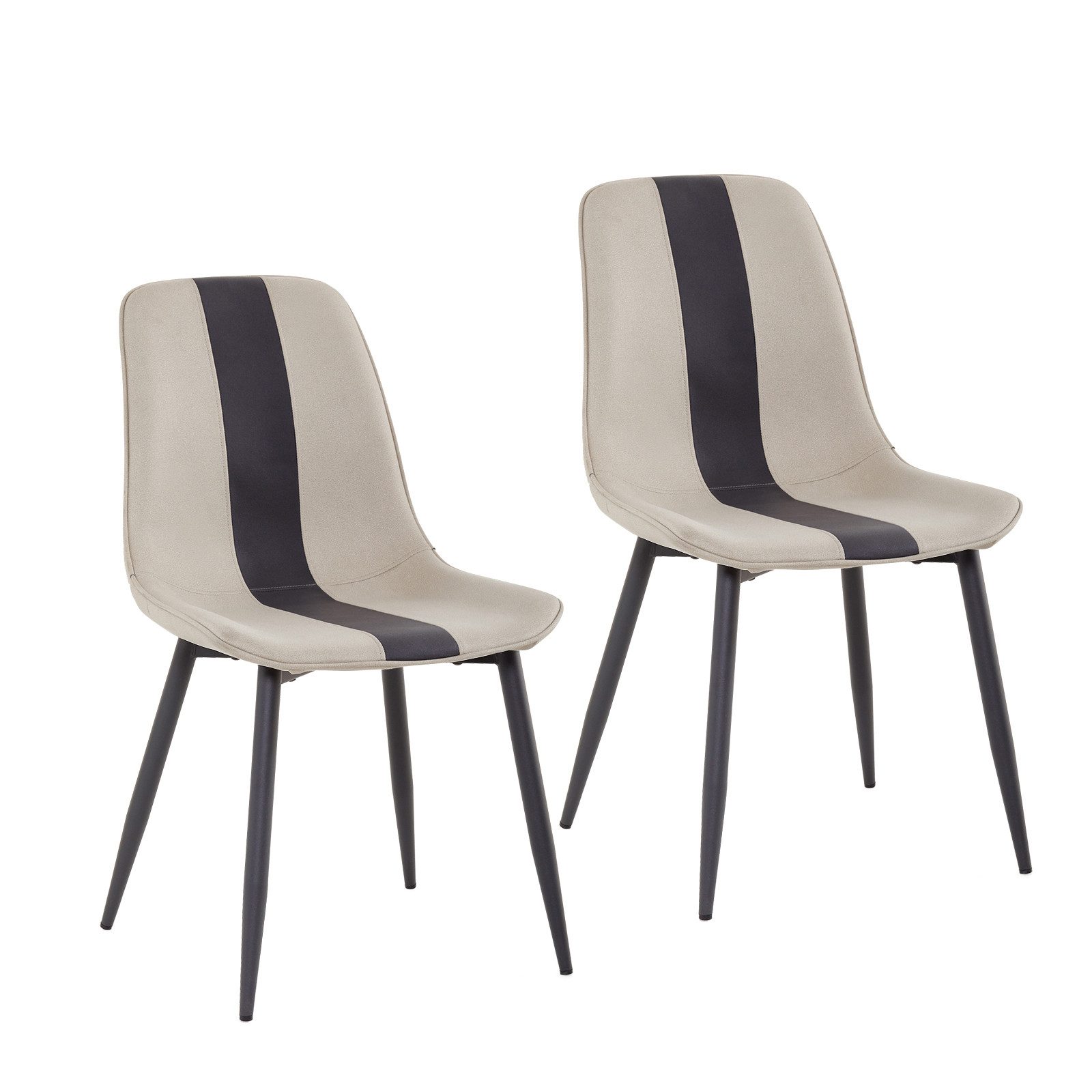Mondeer Esszimmerstuhl Polsterstuhl, mit Metallbeinen, (2 günstig online kaufen