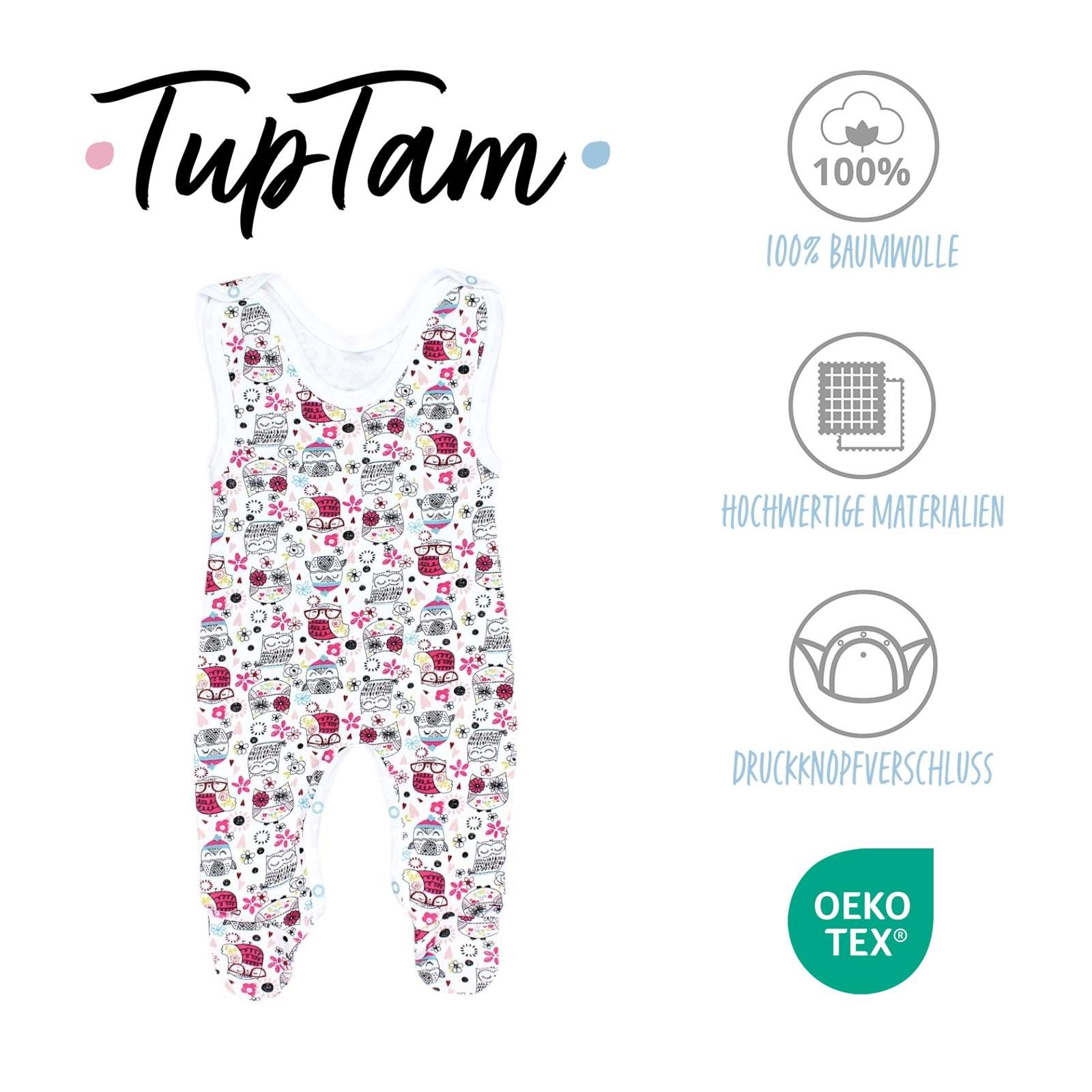 TupTam Strampler TupTam Baby Unisex Strampler mit Aufdruck Spruch 5er Pack
