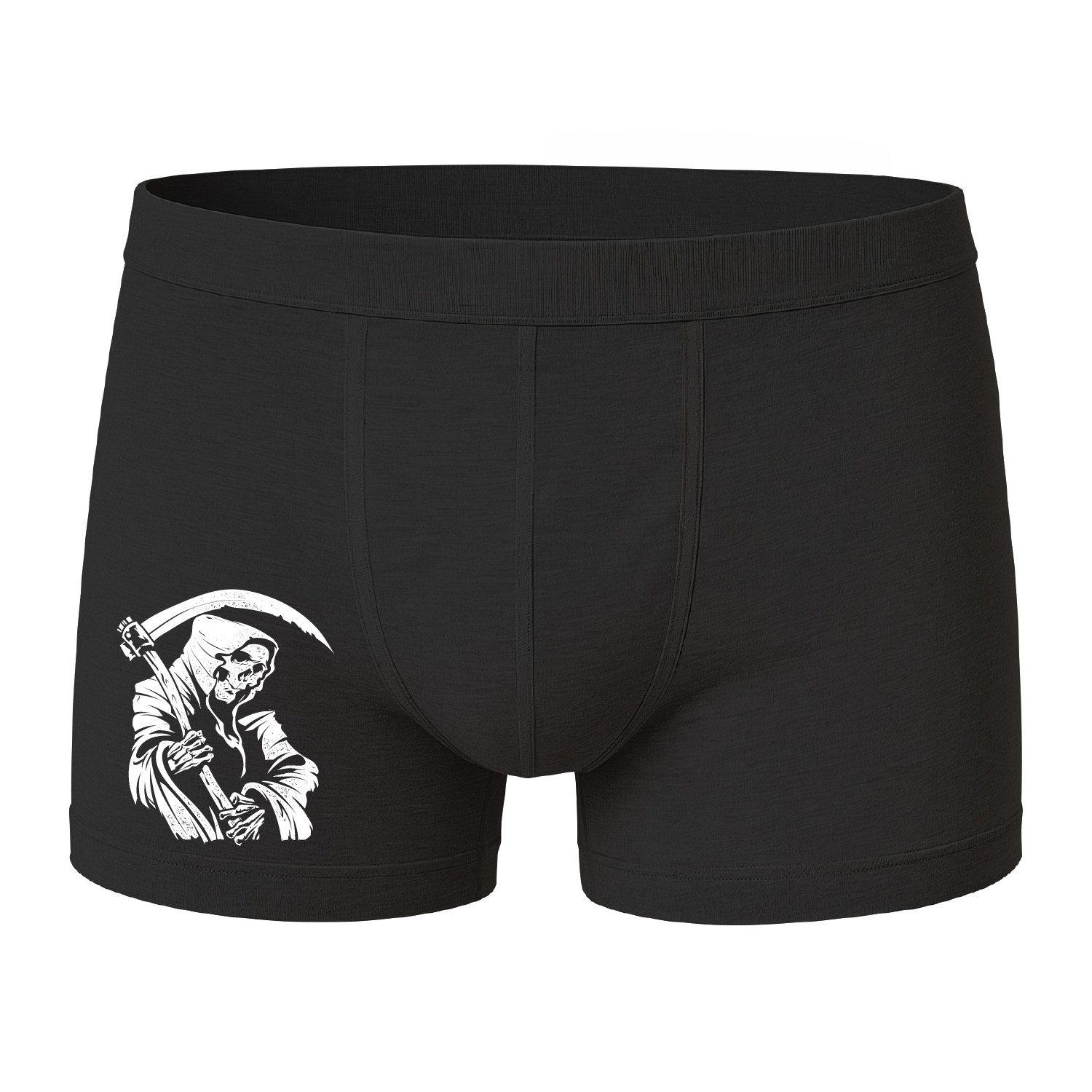 deinshirt Boxershorts Boxershorts Sensenmann mit Motiv bedruckt