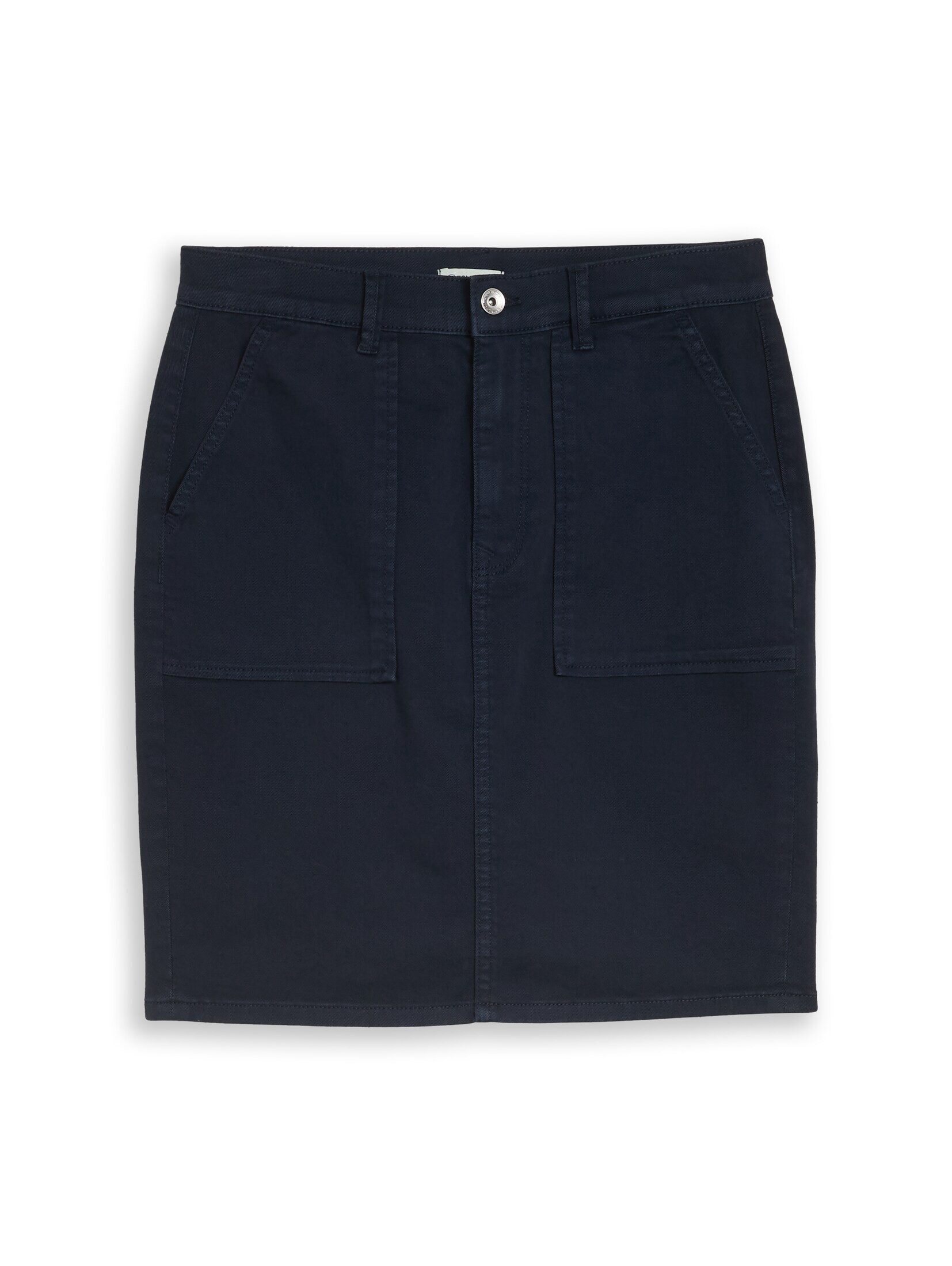 TOM TAILOR Sommerrock Röcke Jeansrock mit aufgesetzten Taschen