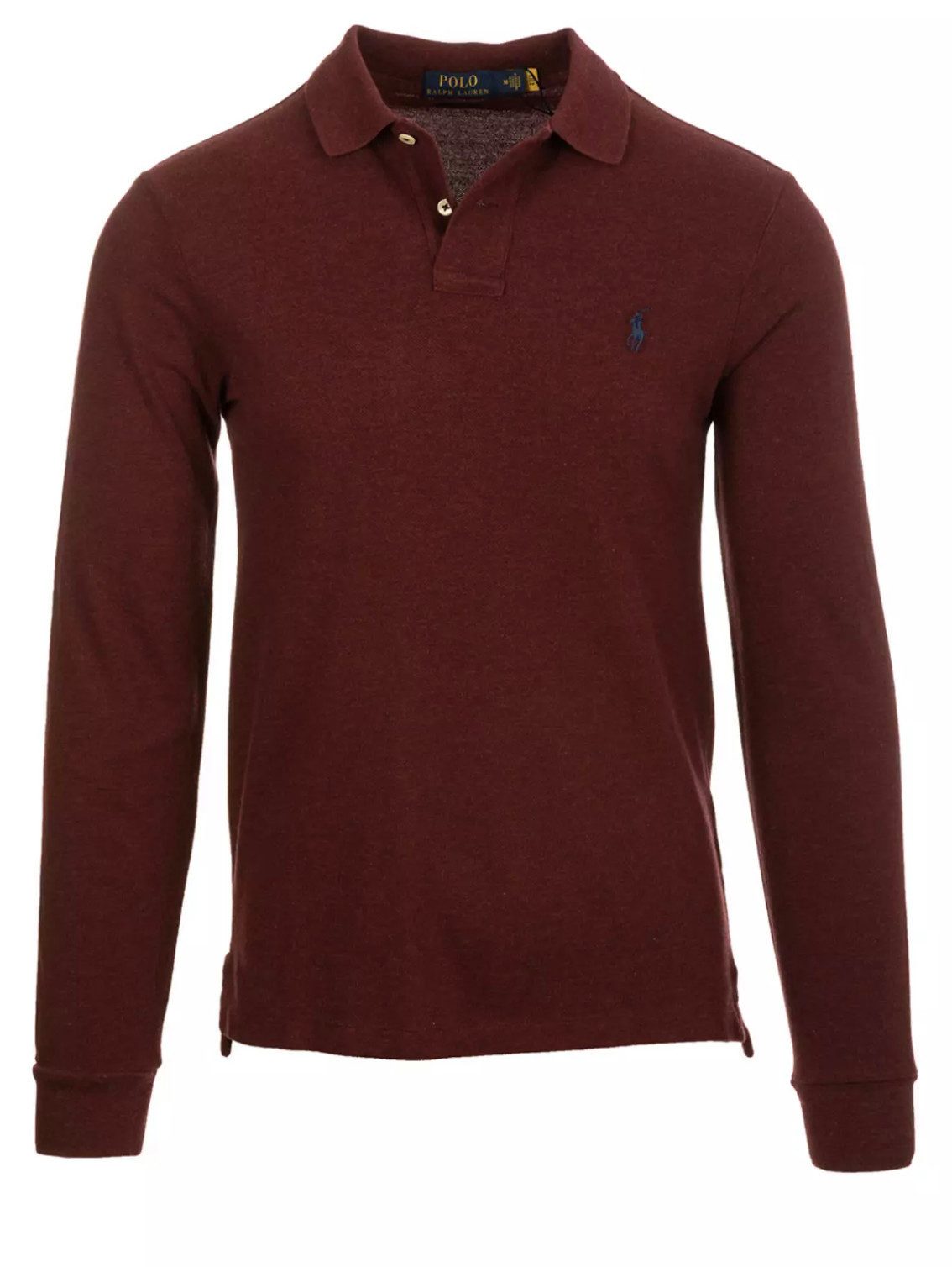 Polo Ralph Lauren Langarm-Poloshirt Herren Hemd Slim-Fit Weich, atmungsaktiv und angenehm auf der Haut