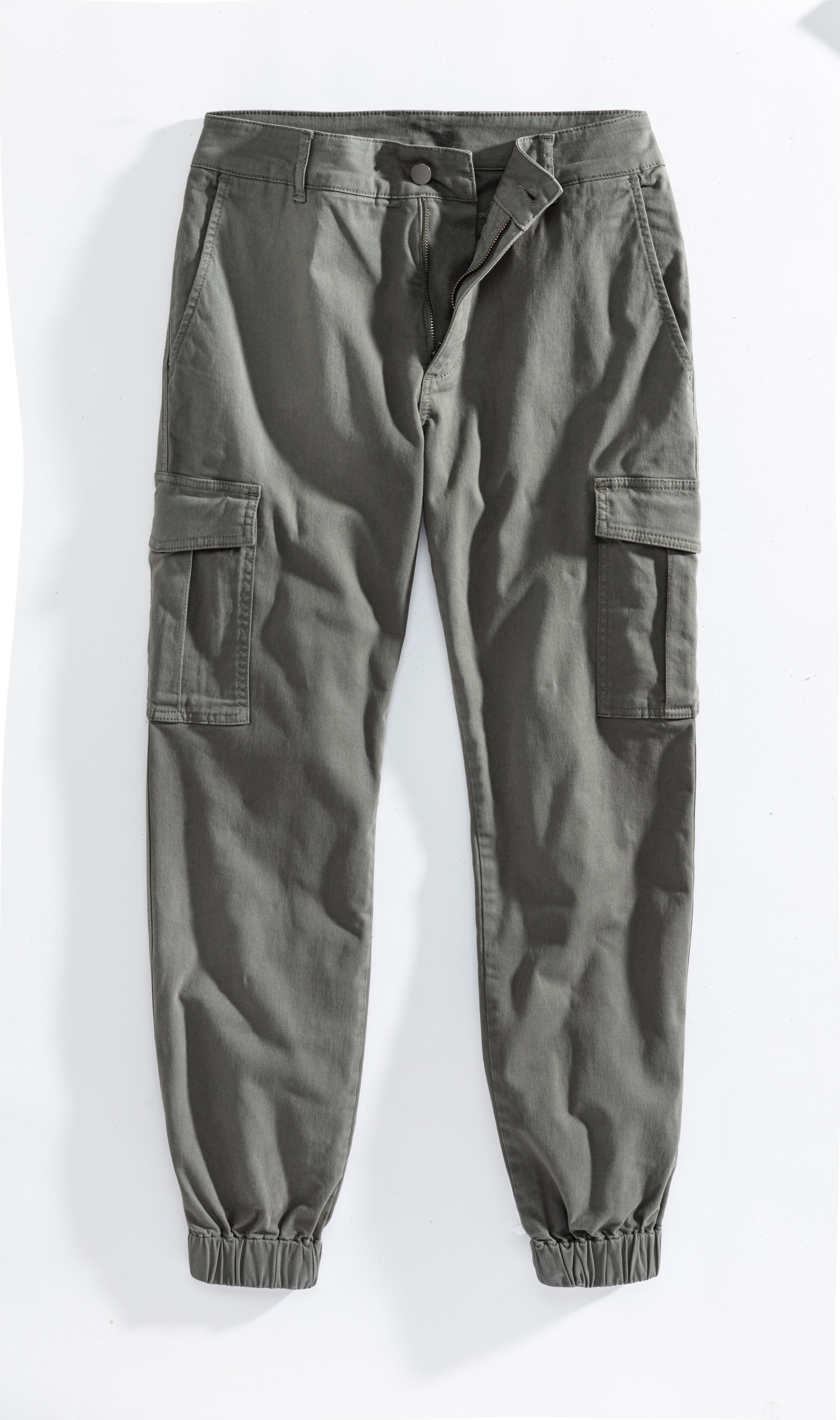 AUTHENTIC LE JOGGER Cargohose für mit Passform eine bequeme khaki Stretchanteil