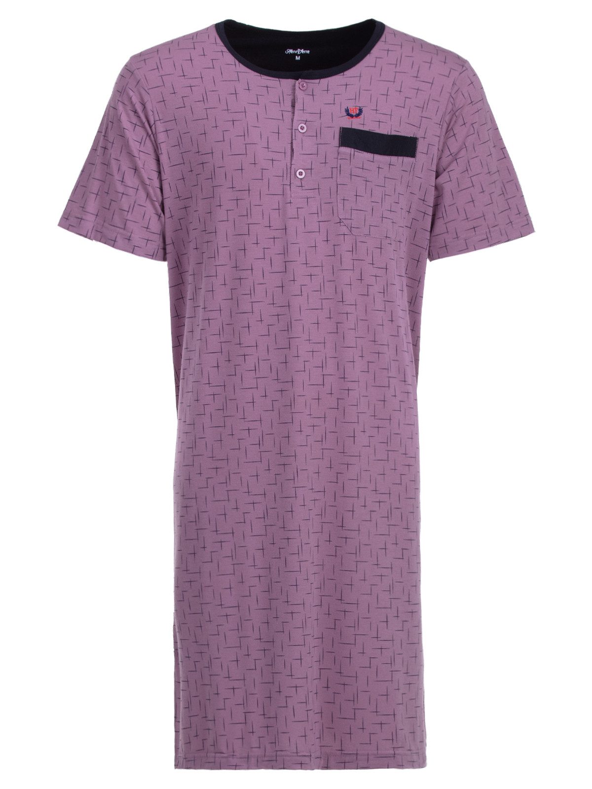 Henry Terre Nachthemd Nachthemd Kurzarm - Cross-over