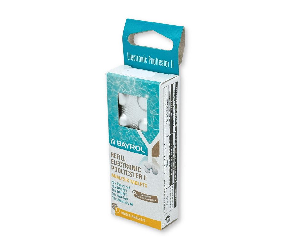 Bayrol Pooltester BAYROL Nachfüllpack (70 Tabletten) für Elektronischer Pooltester II