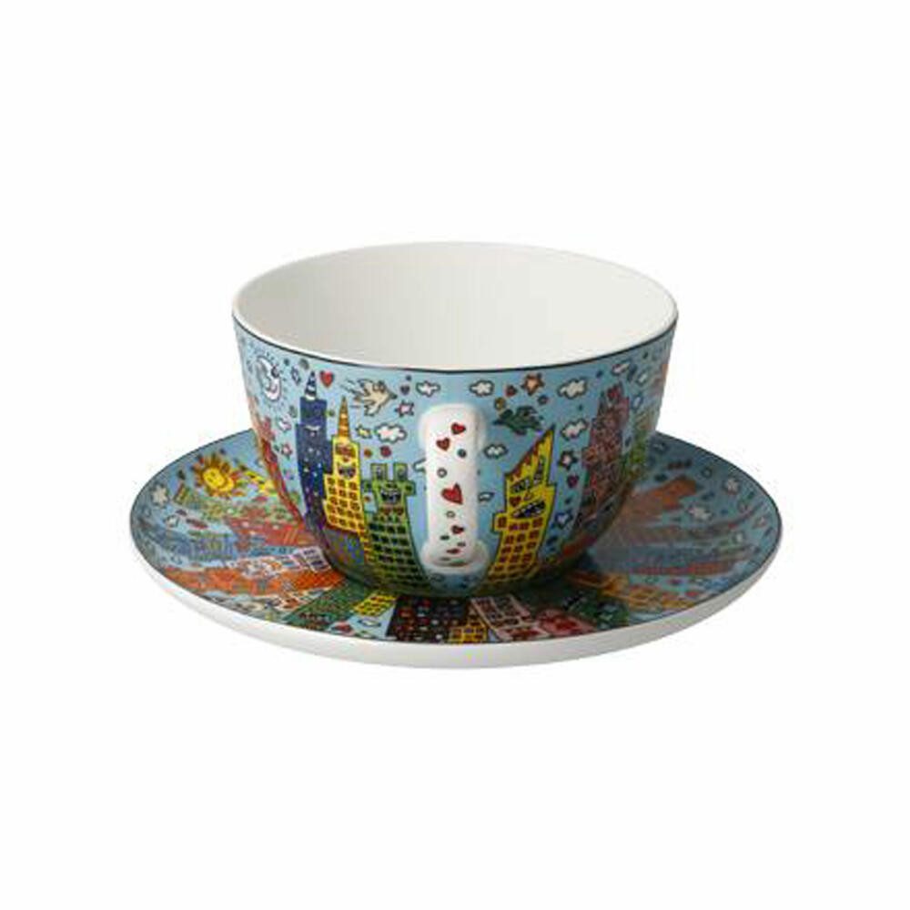 Goebel Tasse James Rizzi My New York City Day, Fine Bone China