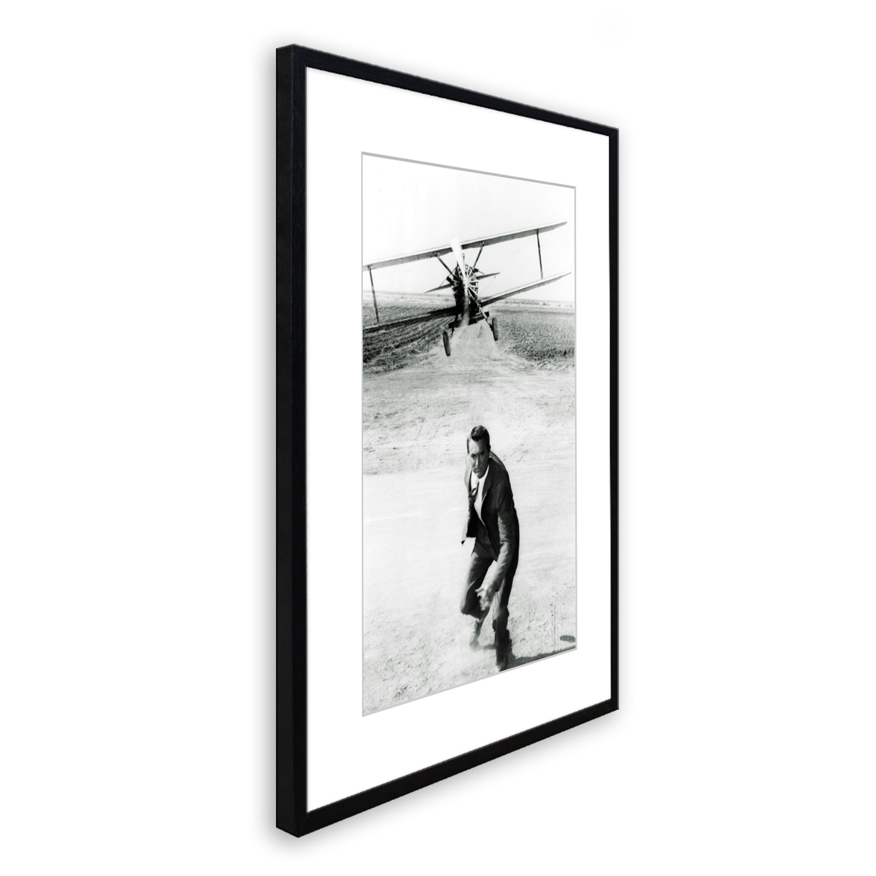 artissimo Bild mit Rahmen Bild / Cary Cary / Grant Poster Rahmen Grant, 51x71cm schwarz-weiß Film-Star: gerahmt mit