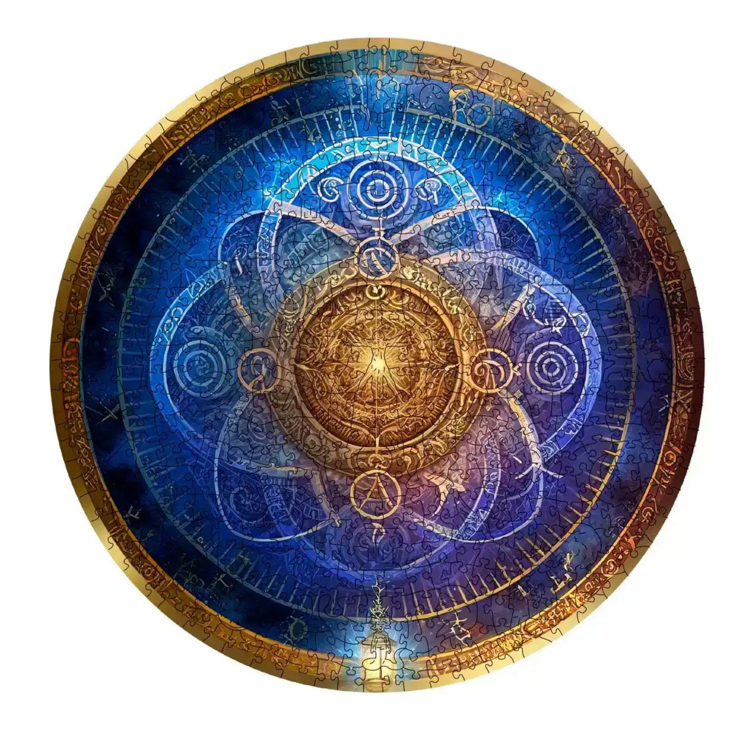 Wooden City Puzzle Holzpuzzle Mandala Blue Zodiac 250 Teile Geschenkidee, 2 günstig online kaufen