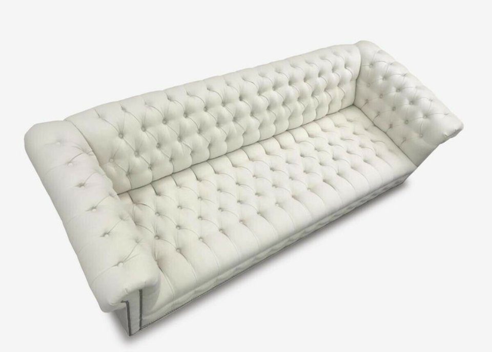 Sofa JVmoebel Chesterfield Sitzer Garnitur 3+2+1 Couch Chesterfield-Sofa,