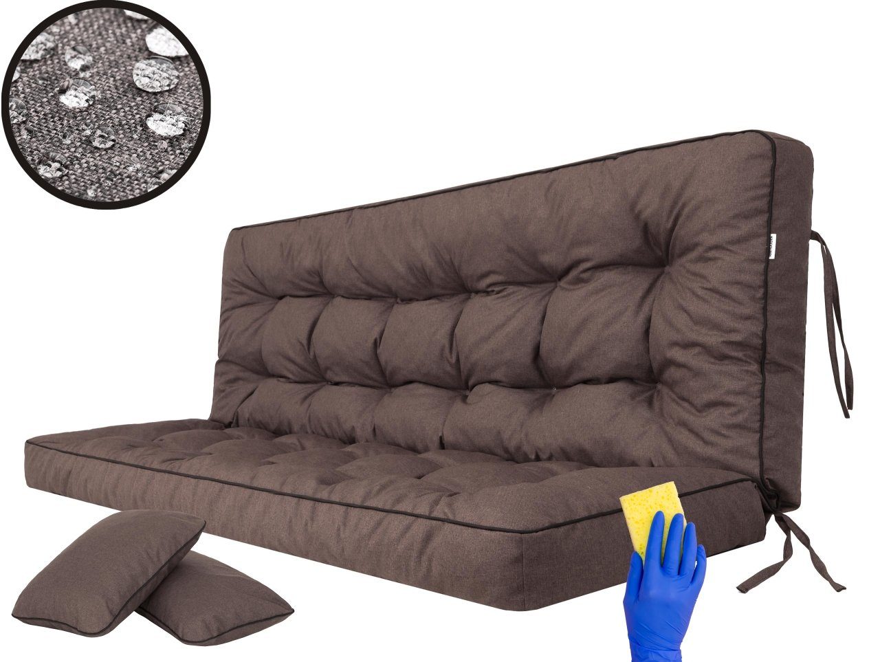 Bjird Bankauflage Pola 100 cm 120 cm 150 cm 180 cm, für Gartenbank und Holl günstig online kaufen