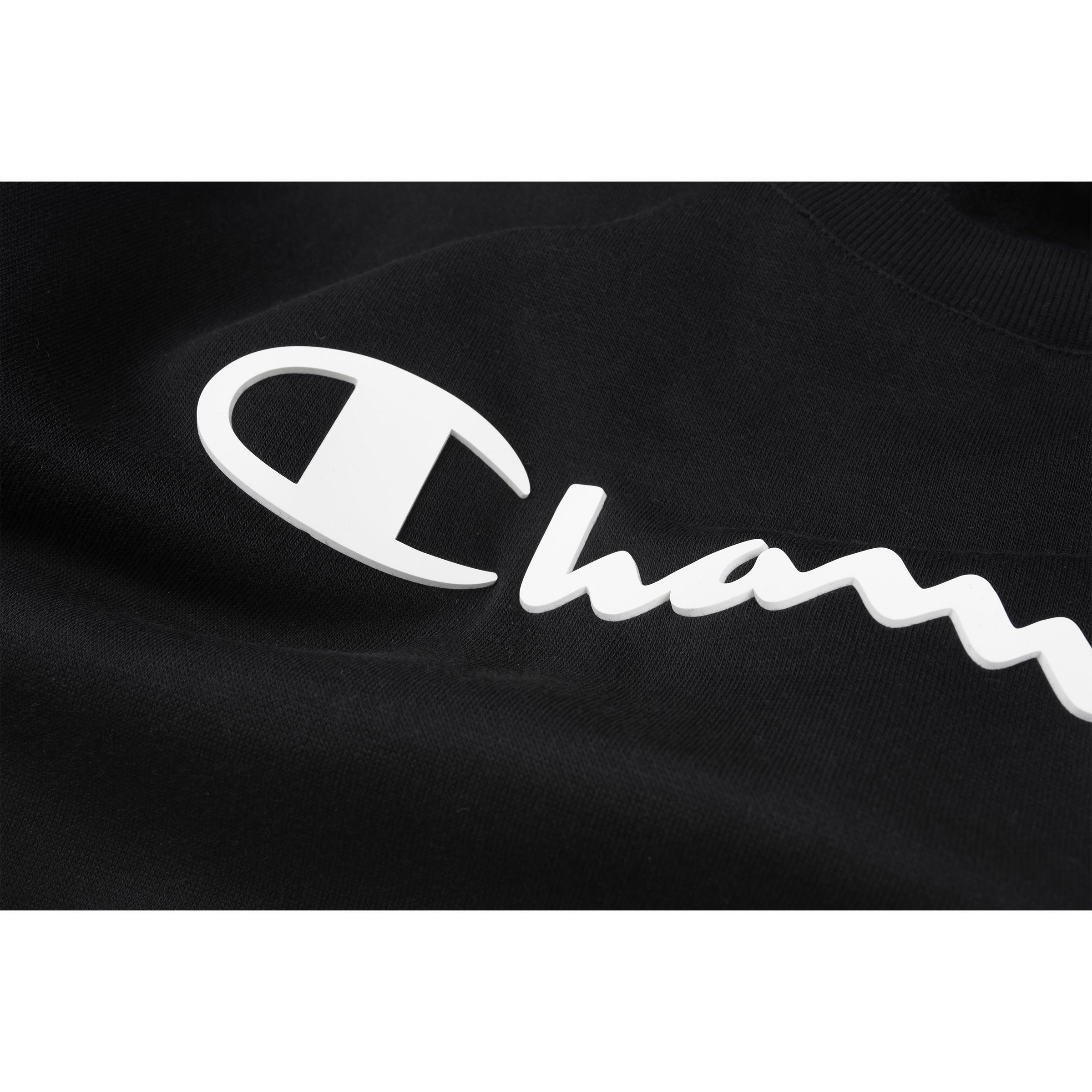 Sweatshirt 113214 Crewneck Sweatshirt schwarz Damen Sweatshirt (nbk) Champion Champion