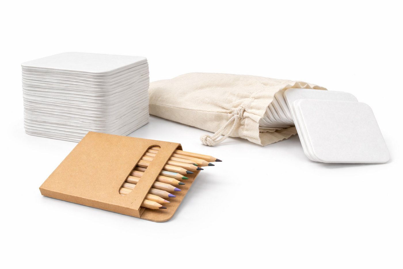 scriptum Lernspielzeug Memory-Spiel zum Selbstgestalten – 28 Blanko-Karten (28-St), aus rein weißem Spezial-Schichtpapier