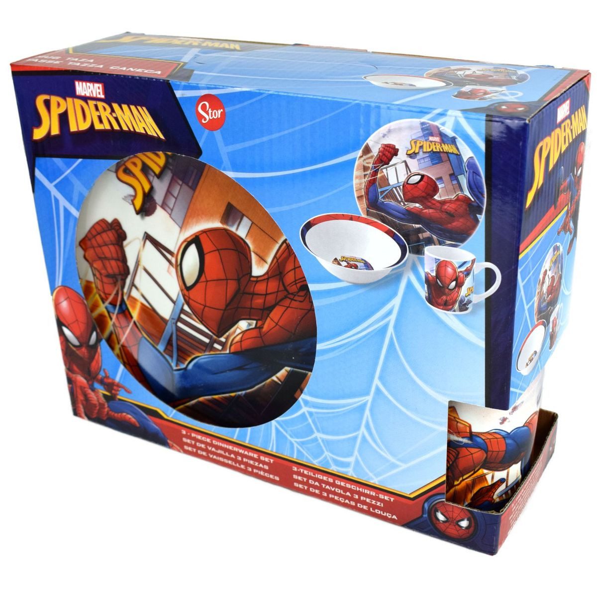 Stor Geschirr-Set Geschirrset aus Porzellan Geschenkset Frühstücksset 3tlg. (3-tlg), Porzellan, 3 teilig