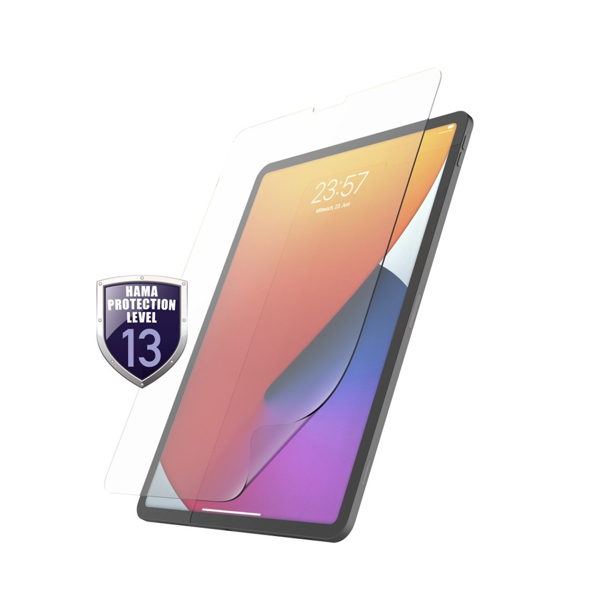 Hama Displayschutzglas Hiflex für Apple iPad Pro 12.9" (2018/2020/2021/20, 1 Stück
