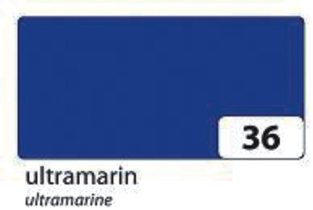 Folia Bastelkartonpapier Fotokarton 50x70cm 300g/qm ultramarine