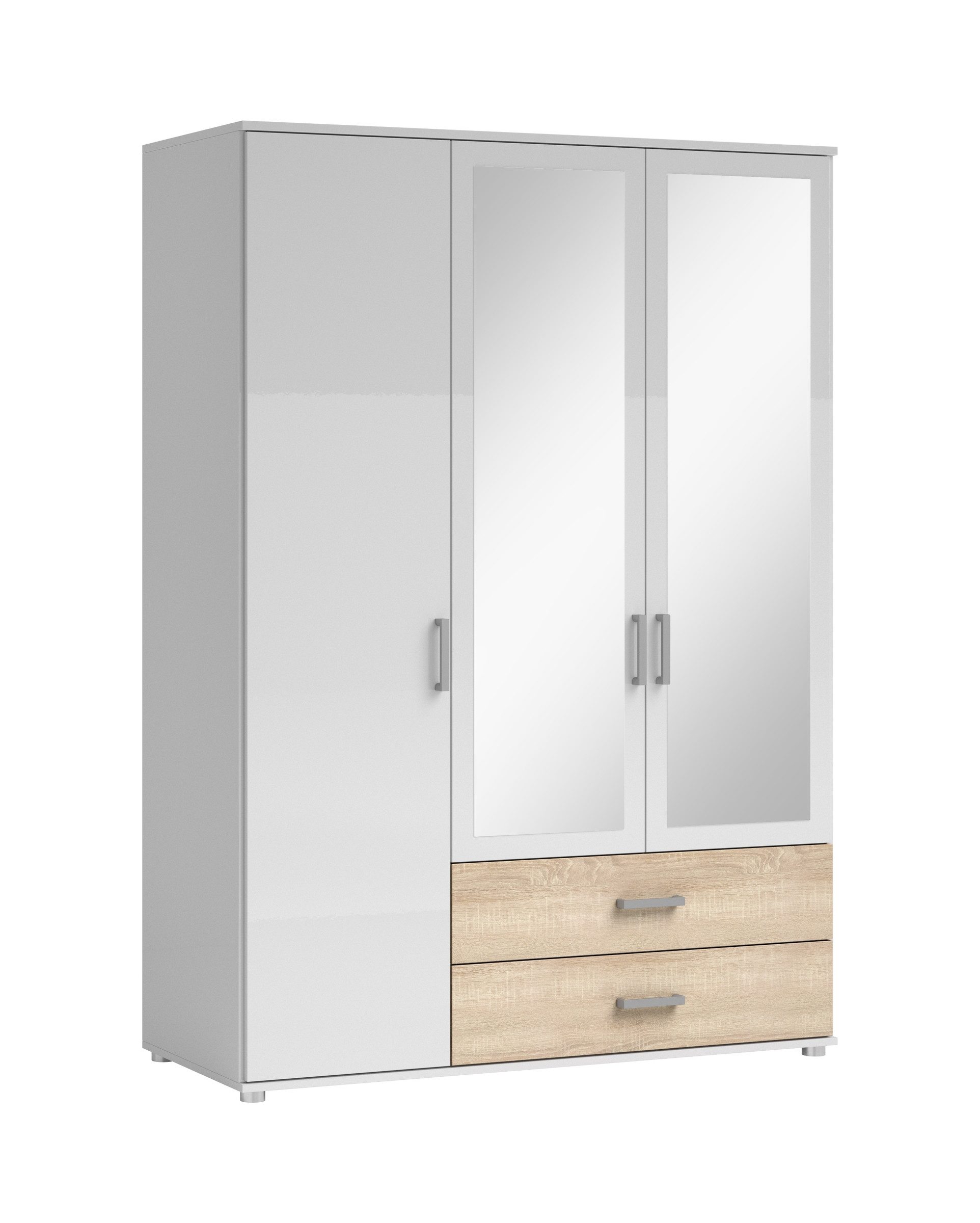 Pol-Power Kleiderschrank 125 x 190 x 51 cm (B/H/T)