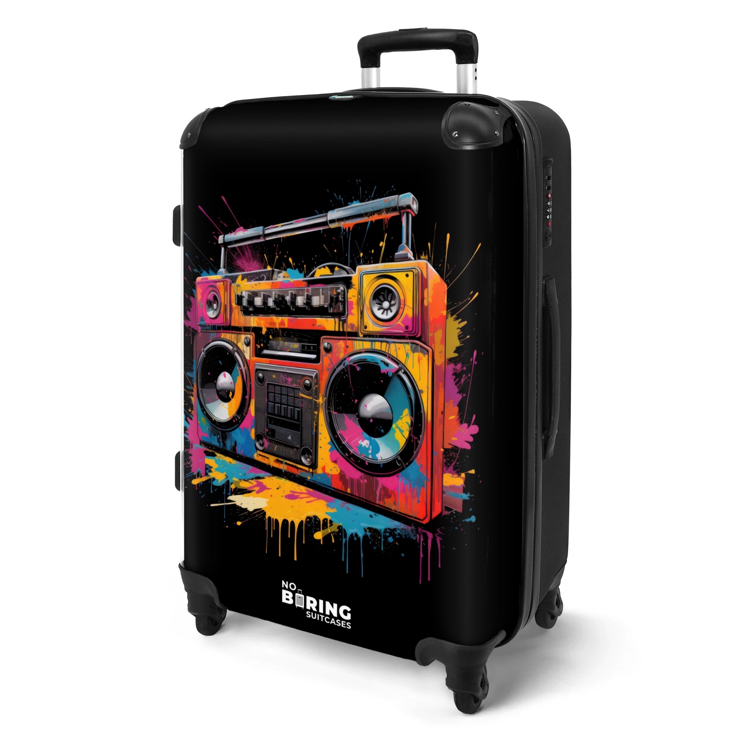 NoBoringSuitcases.com© Hartschalen-Trolley Radio mit bunter Farbe günstig online kaufen