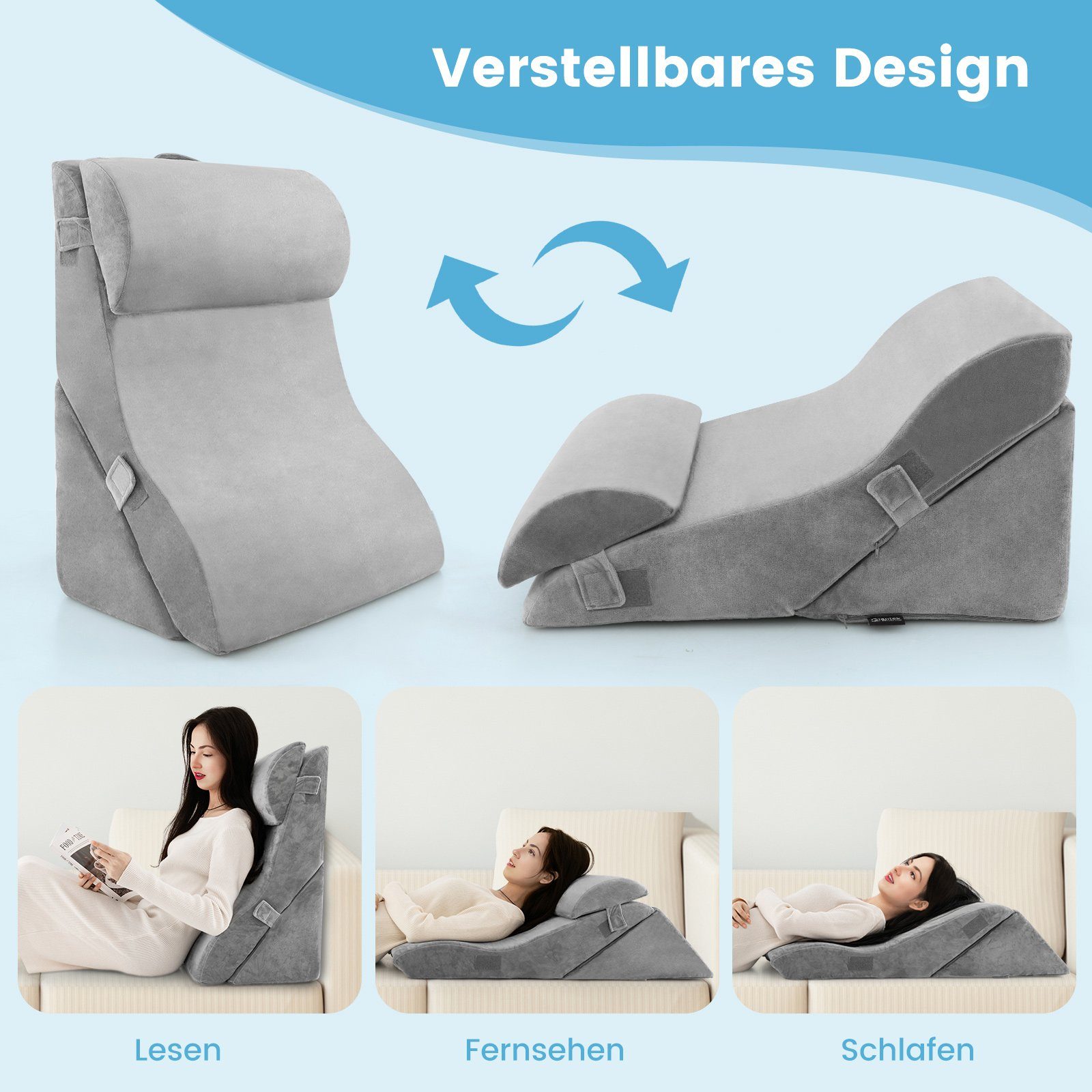 Top 5 Venenkissen (Test &ap; Ratgeber) | Orthopädisches Beinkissen Aufblasbar