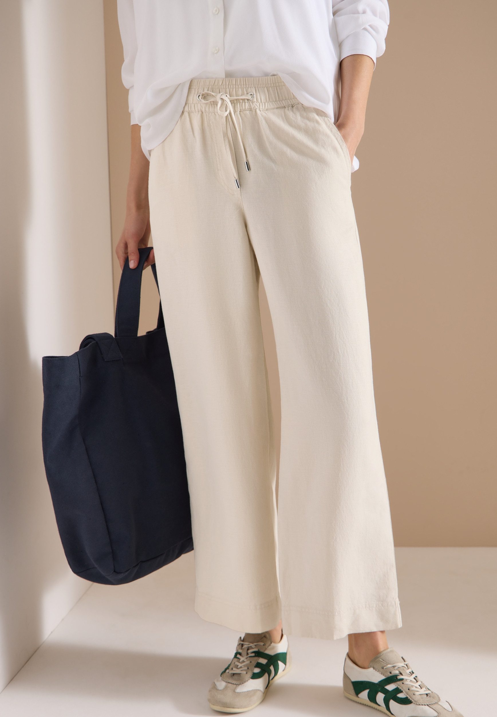 CECIL Stoffhose LINEN_Style Neele Solid LI_VIS