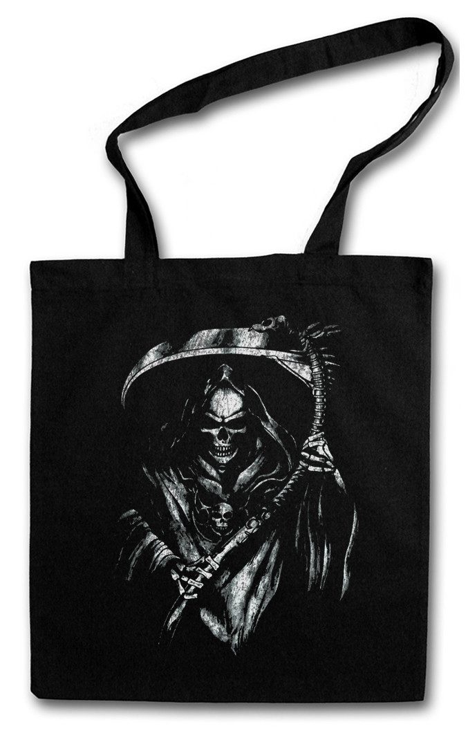 Beuteltasche Grim Reaper III Stofftasche Sensenmann The Death Skeleton Skull Art