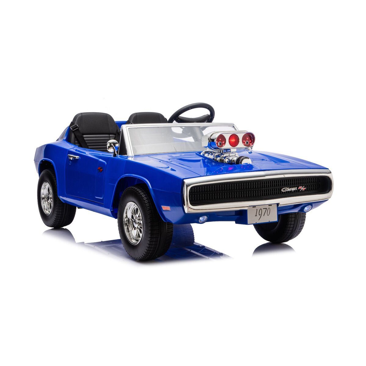 Wisam Elektro-Kinderauto Dodge Charger R/T DLS-K12 24V7Ah Blaue Batterie
