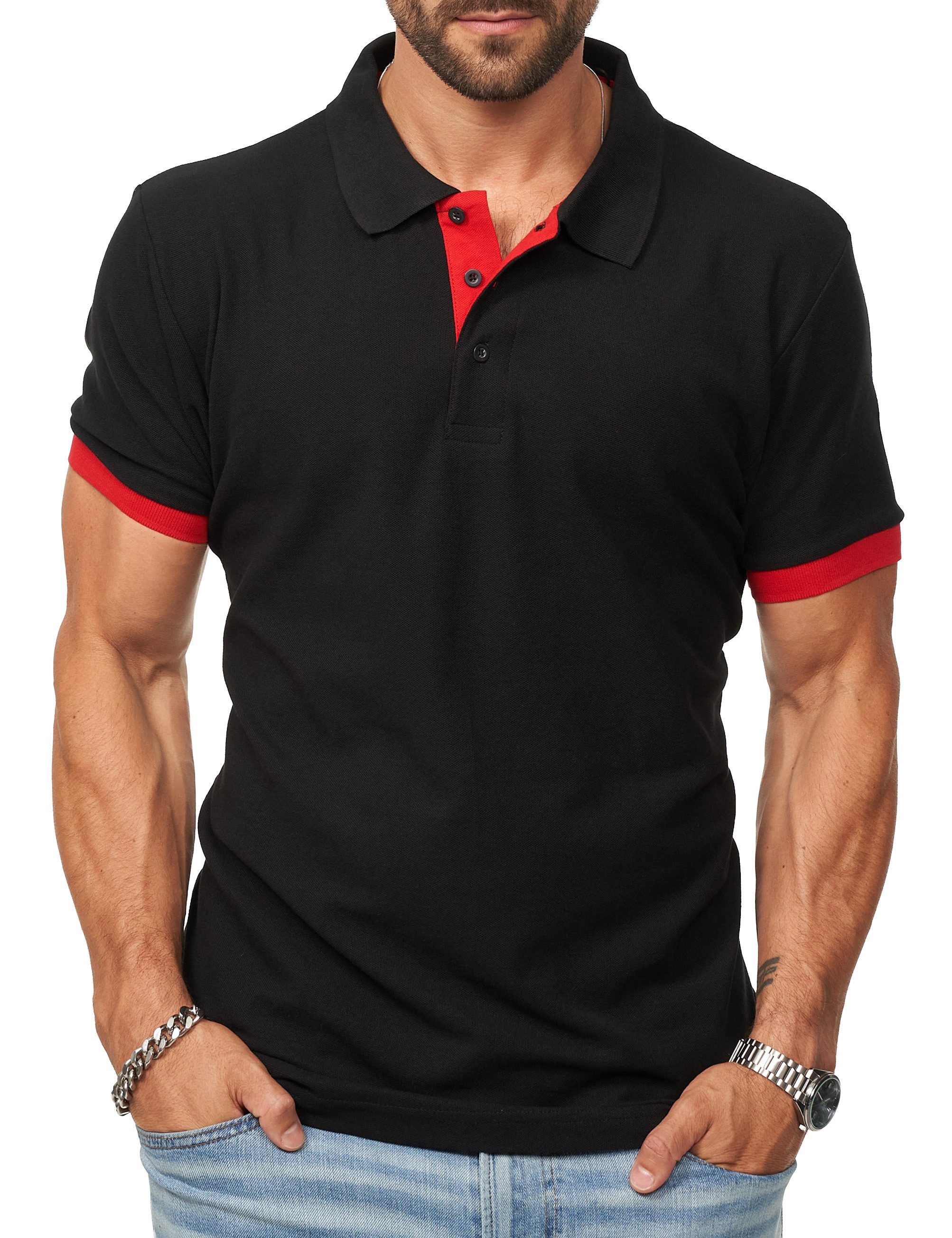 Poloshirt in Kurzarm als Freizeit Polo T-Shirt - Polo-Hemd für Herren