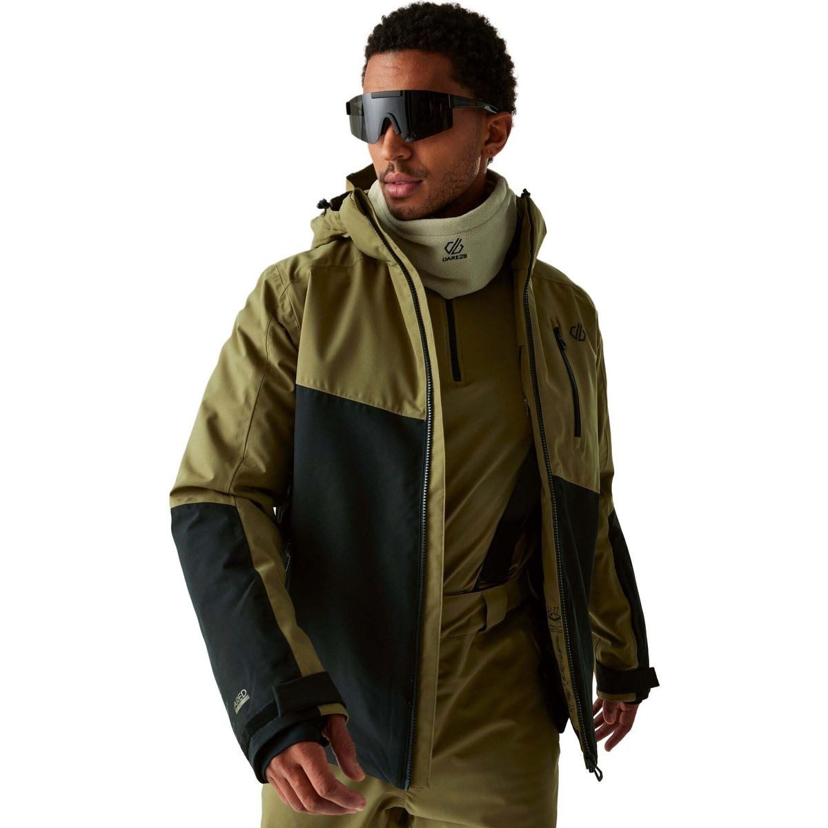 Dare2b Skijacke Halfpipe III Jacket Men Wasserdichte, atmungsaktive und isolierte Skijacke mit umfangreichen