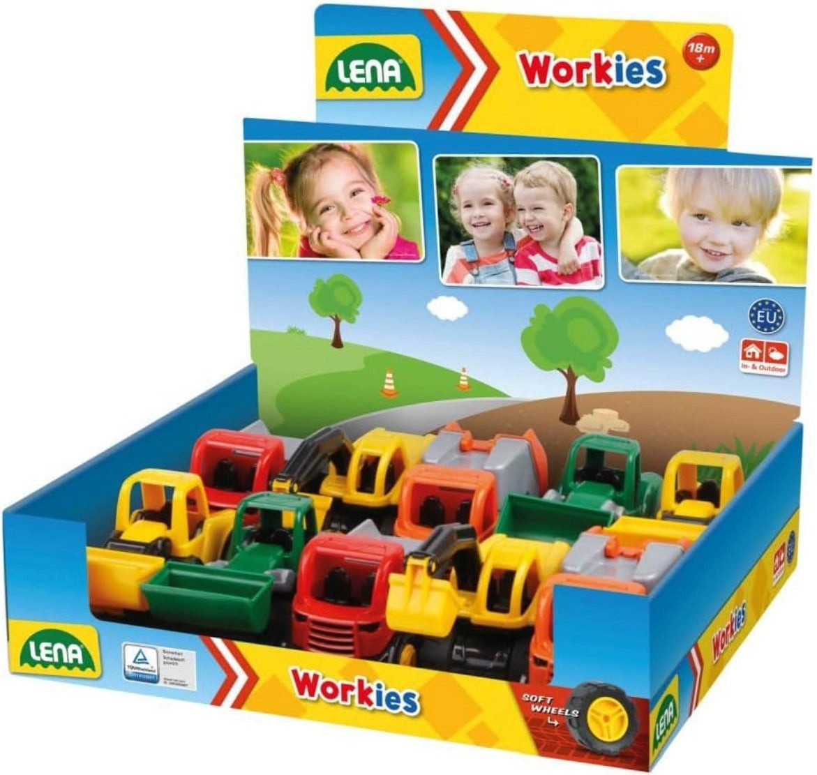 Lena® Spiel LENA Workies – 1 Modell zufällig aus dem Sortiment