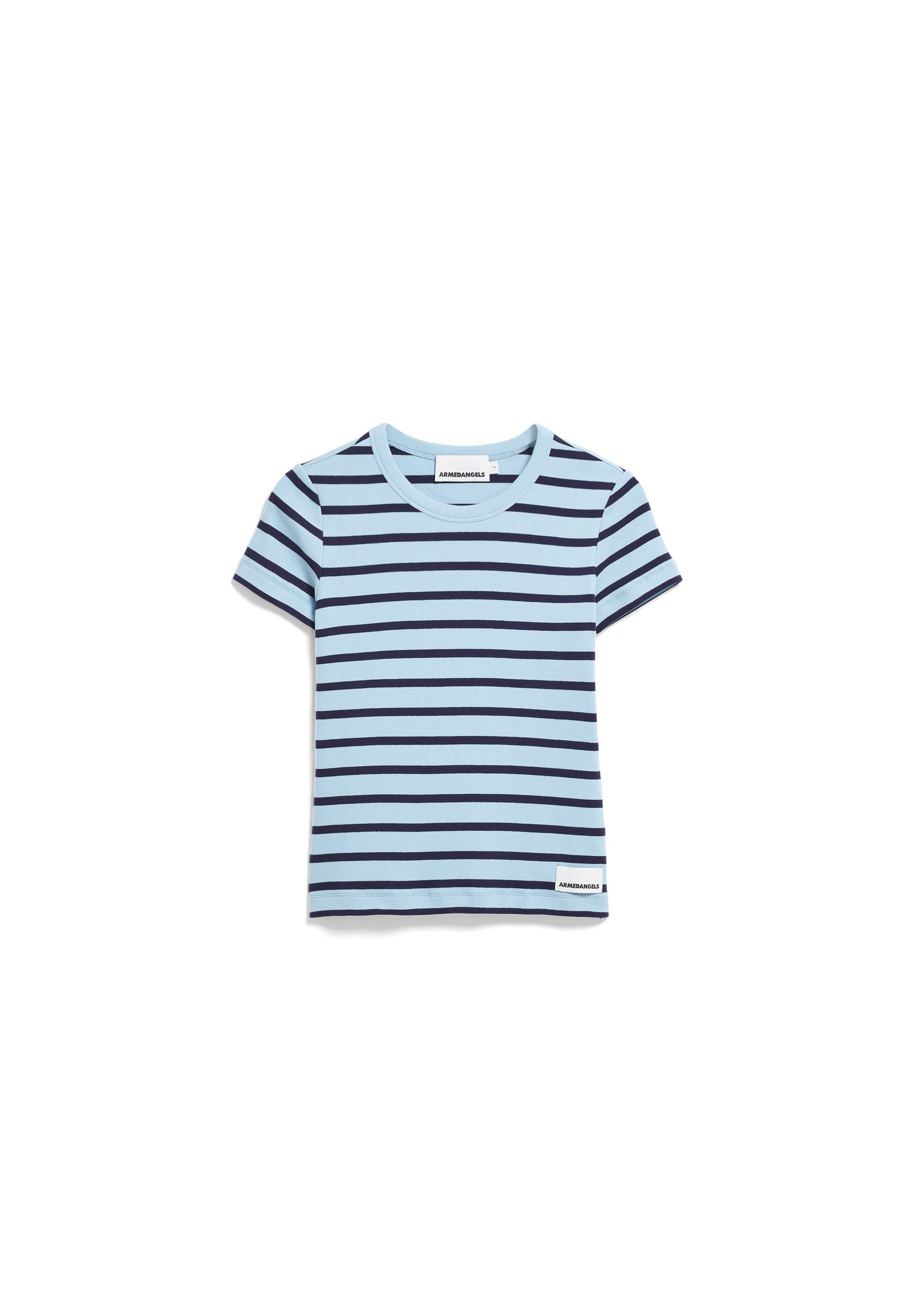 T-Shirt KARDAA STRIPES Ripp-T-Shirt aus Bio-Baumwoll Mix