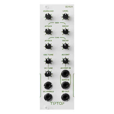 Tiptop Audio Synthesizer, BD909 White - Drum Modular Synthesizer
