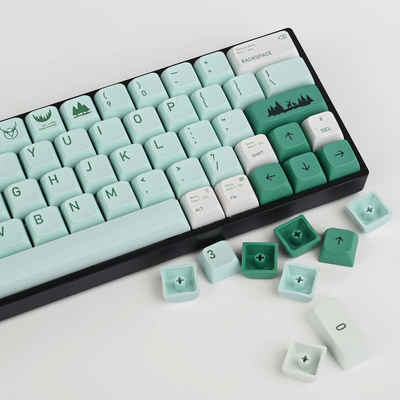 SOLIDEE RGB Hintergrundbeleuchtung Gaming-Tastatur (mit transparentem Design und verbesserten für eine optimale Gaming)