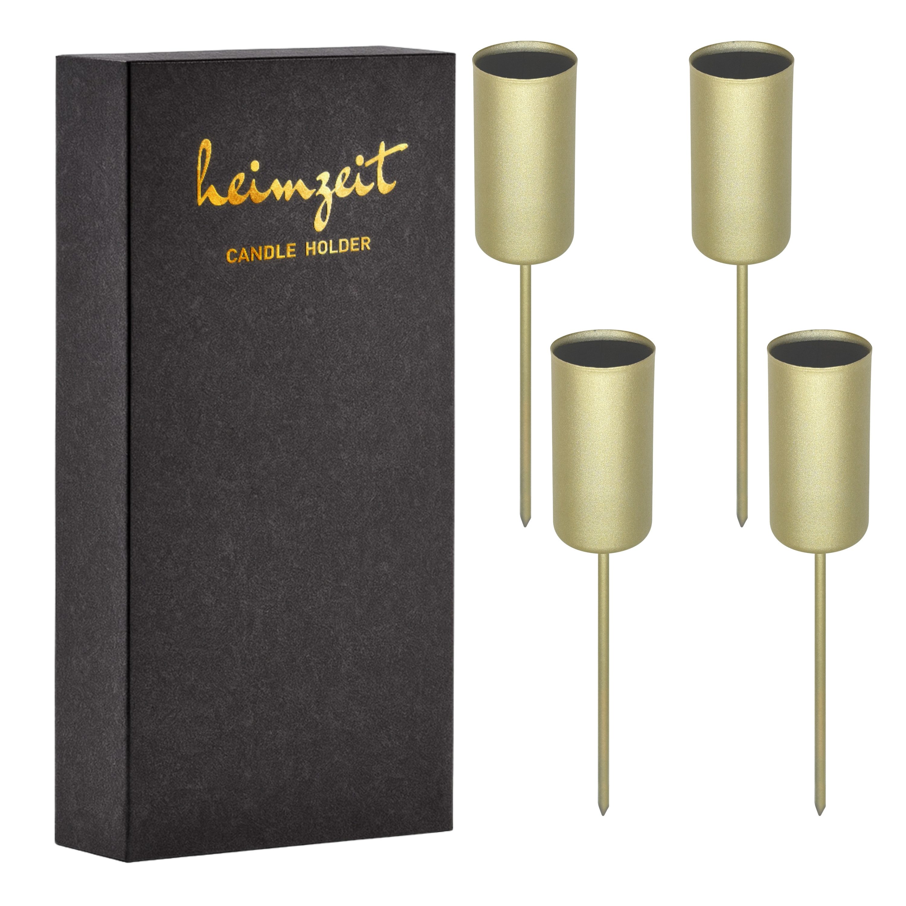 heimzeit Tischkerzenhalter Kerzenhalter f. Stabkerzen Ø22 mm zum Stecken günstig online kaufen