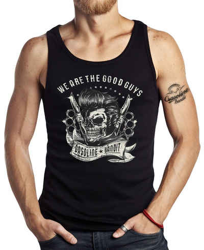 GASOLINE BANDIT® Tanktop für Hot Rod Biker, Rockabilly Fans: We Are The Good Guys