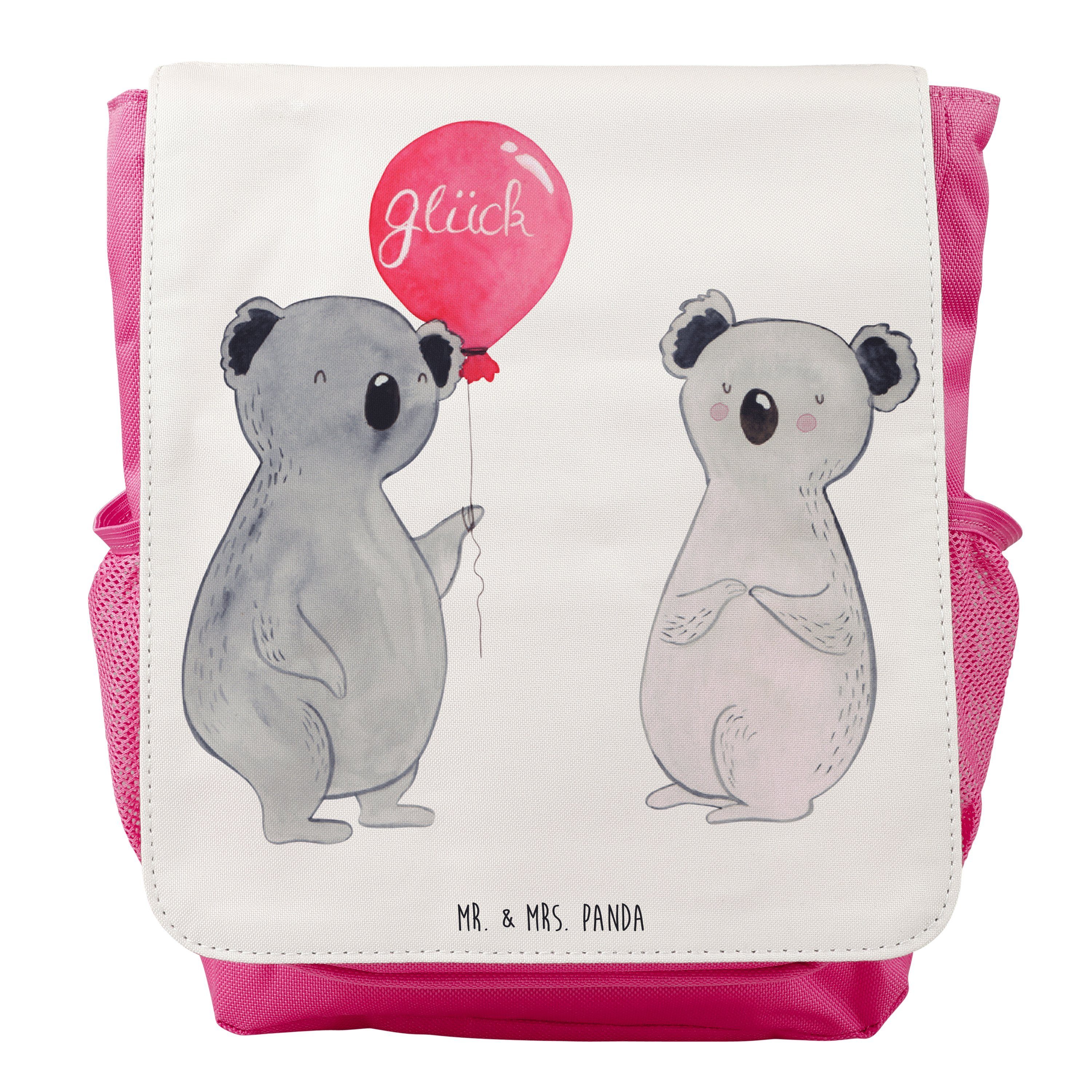Mr. & Mrs. Panda Kinderrucksack Mädchen Koala Luftballon - Weiß - Geschenk, Kinder Rucksack, Kids, Ru