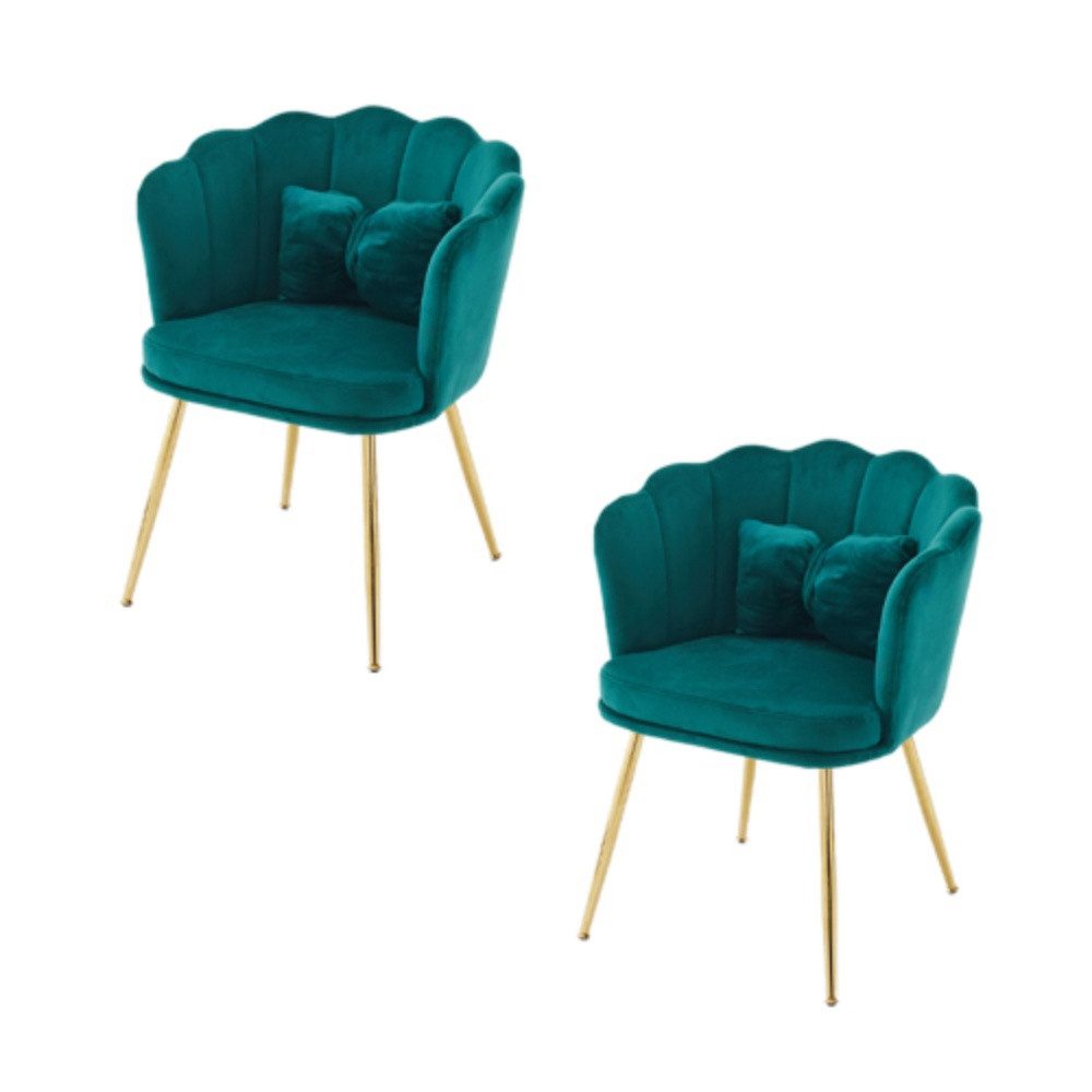 OKWISH 4-Fußstuhl Polsterstuhl Küchenstuhl Lounge Stuhl, günstig online kaufen