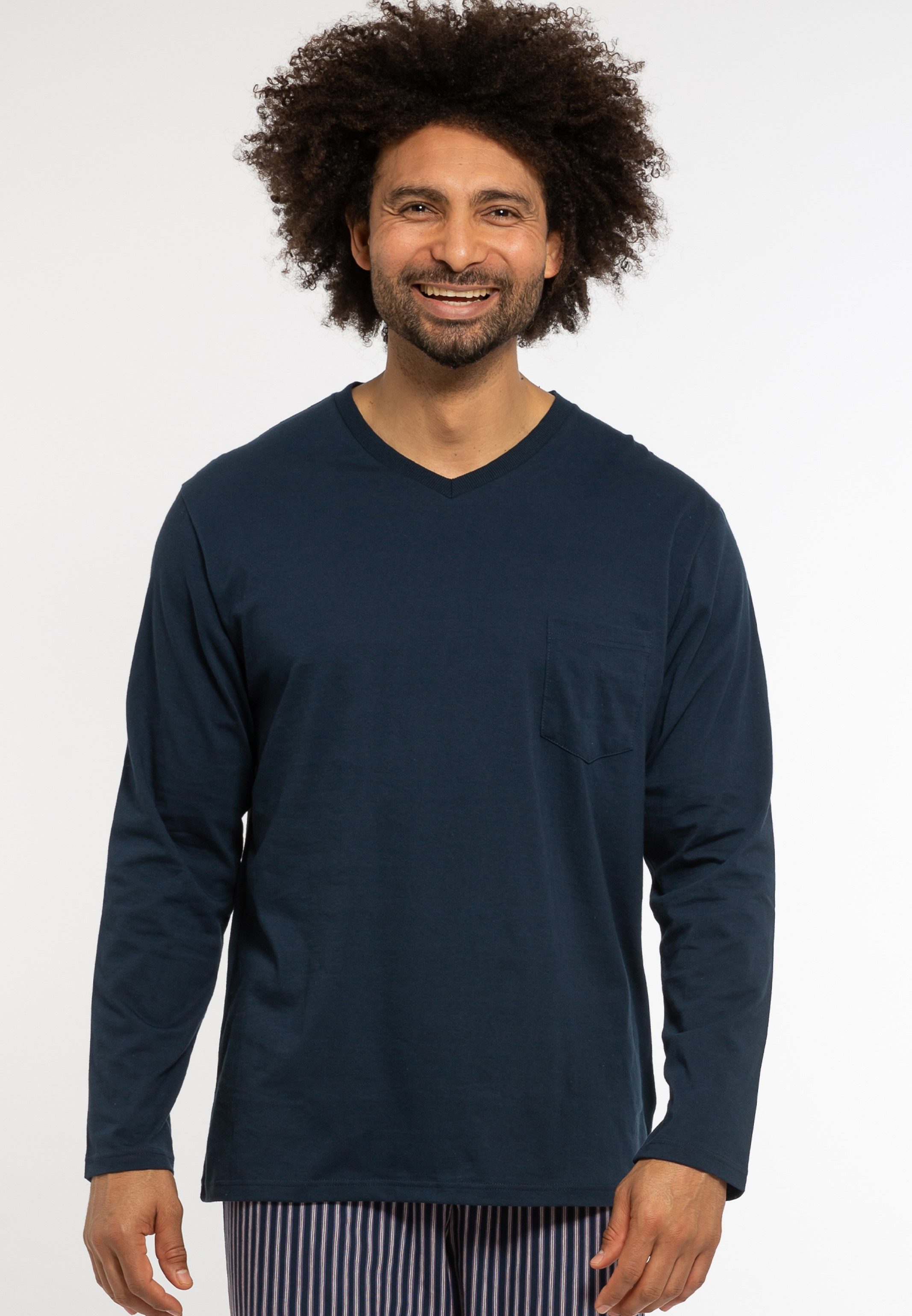 Ammann Pyjamaoberteil Organic Cotton - Mix & Match (1-tlg) Schlafanzug Shir günstig online kaufen