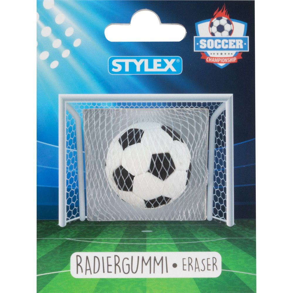 Stylex Radiergummi Radiergummi - Fußball - Ø ca. 3,5 cm