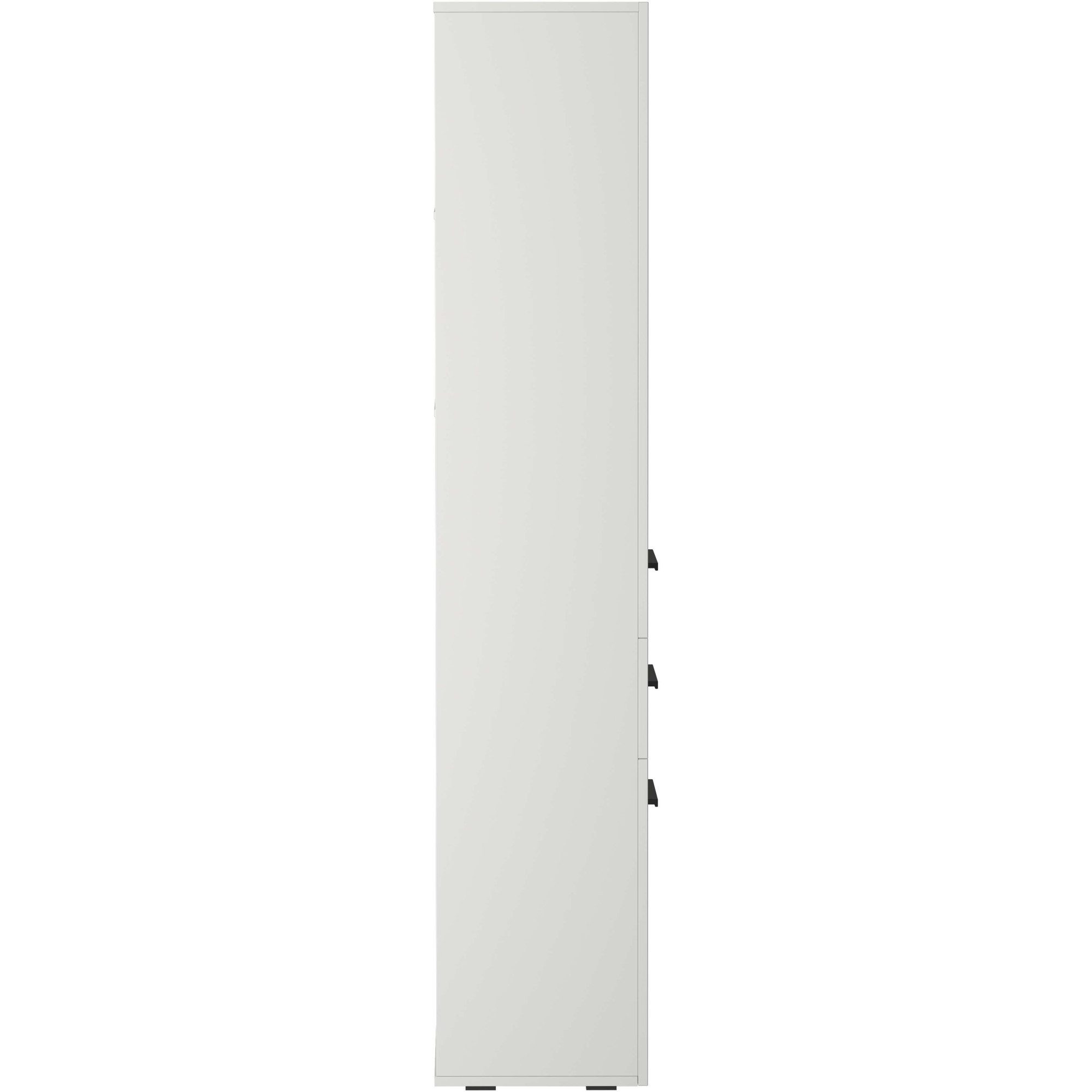 welltime Hochschrank Skara 3 verstellbaren Einlegeböden hinter den Türen, Breite 38cm, Höhe 180cm – Bild 4 von 5