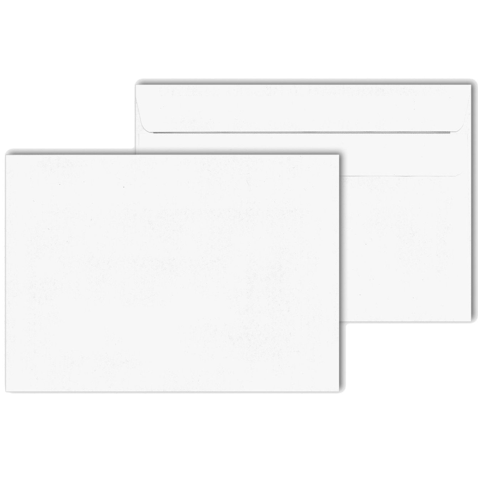 KK Verpackungen Briefumschlag, Versandtaschen Kuverts DIN C6 114 x 162 mm Selbstklebung weiß