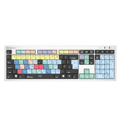 Logickeyboard Apple-Tastatur (Cubase/Nuendo UK (PC/Slim) Cubase/Nuendo Tastatur english - Apple Zu)