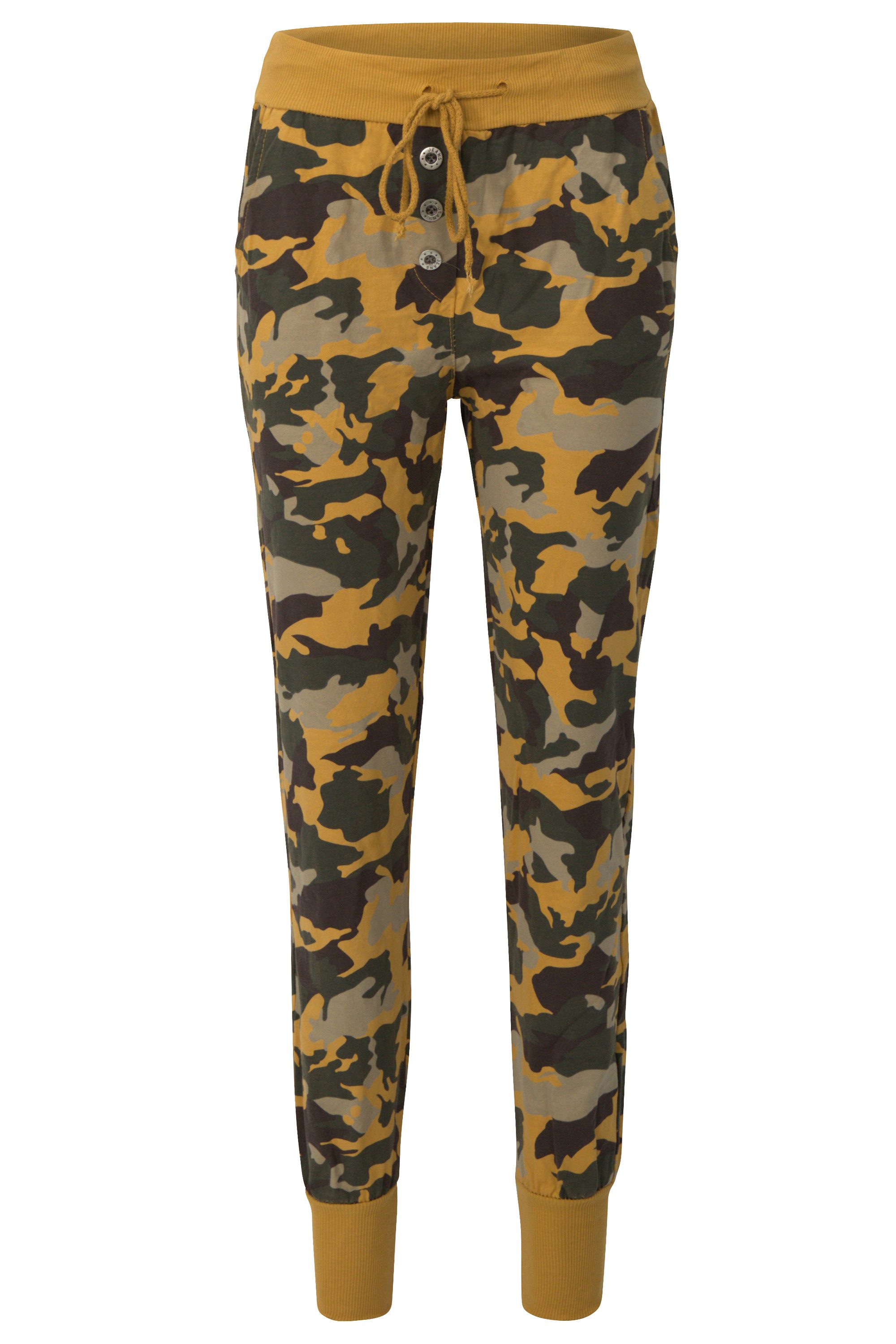 malito more than fashion Jogginghose Malito Damen Sweathose im Camouflage Look, Baggy zum Tanzen, Jogging Sweathose im Camouflage Look