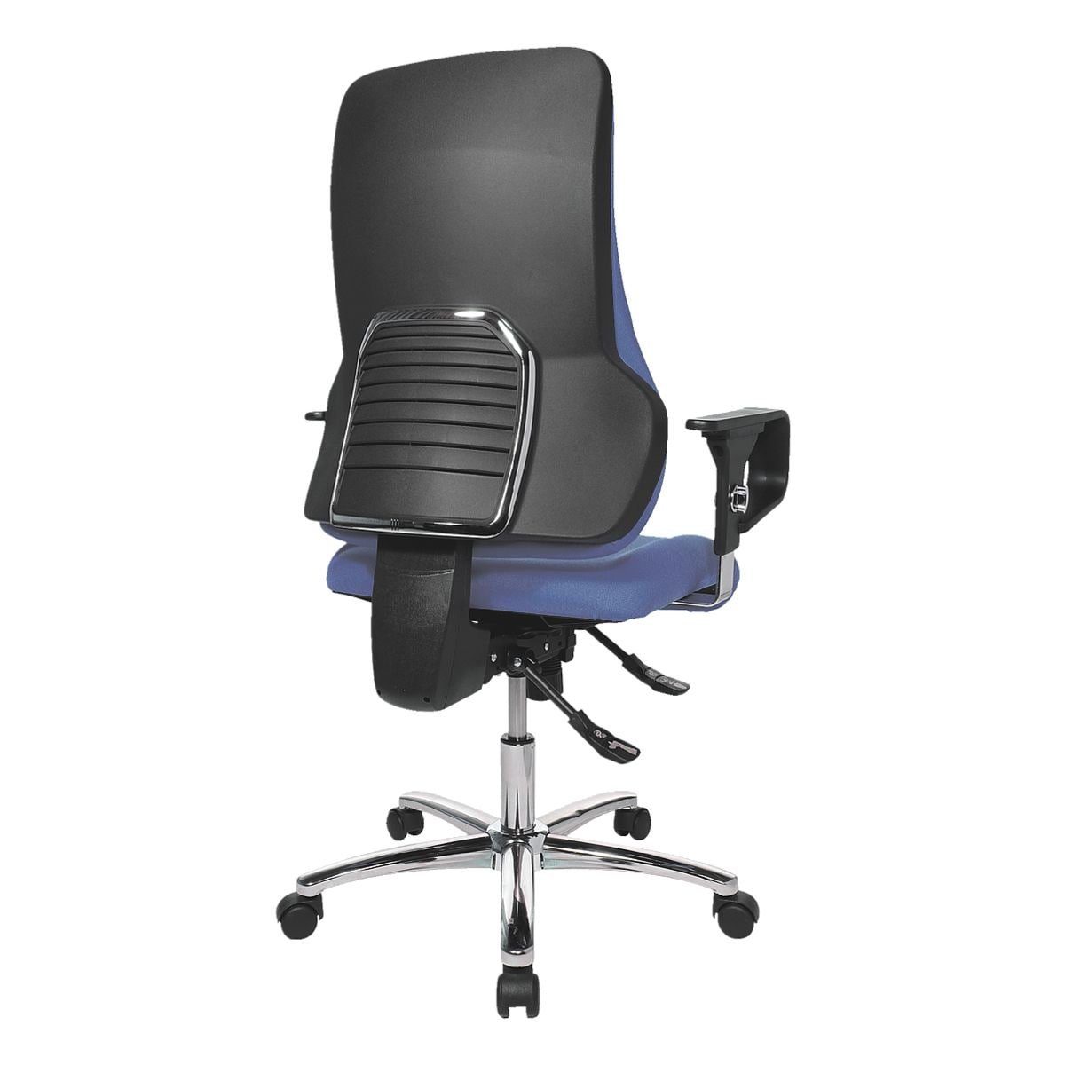 Body-Balance-Tect blau 55, Armlehnen, Muldensitz Sitness Schreibtischstuhl TOPSTAR und mit