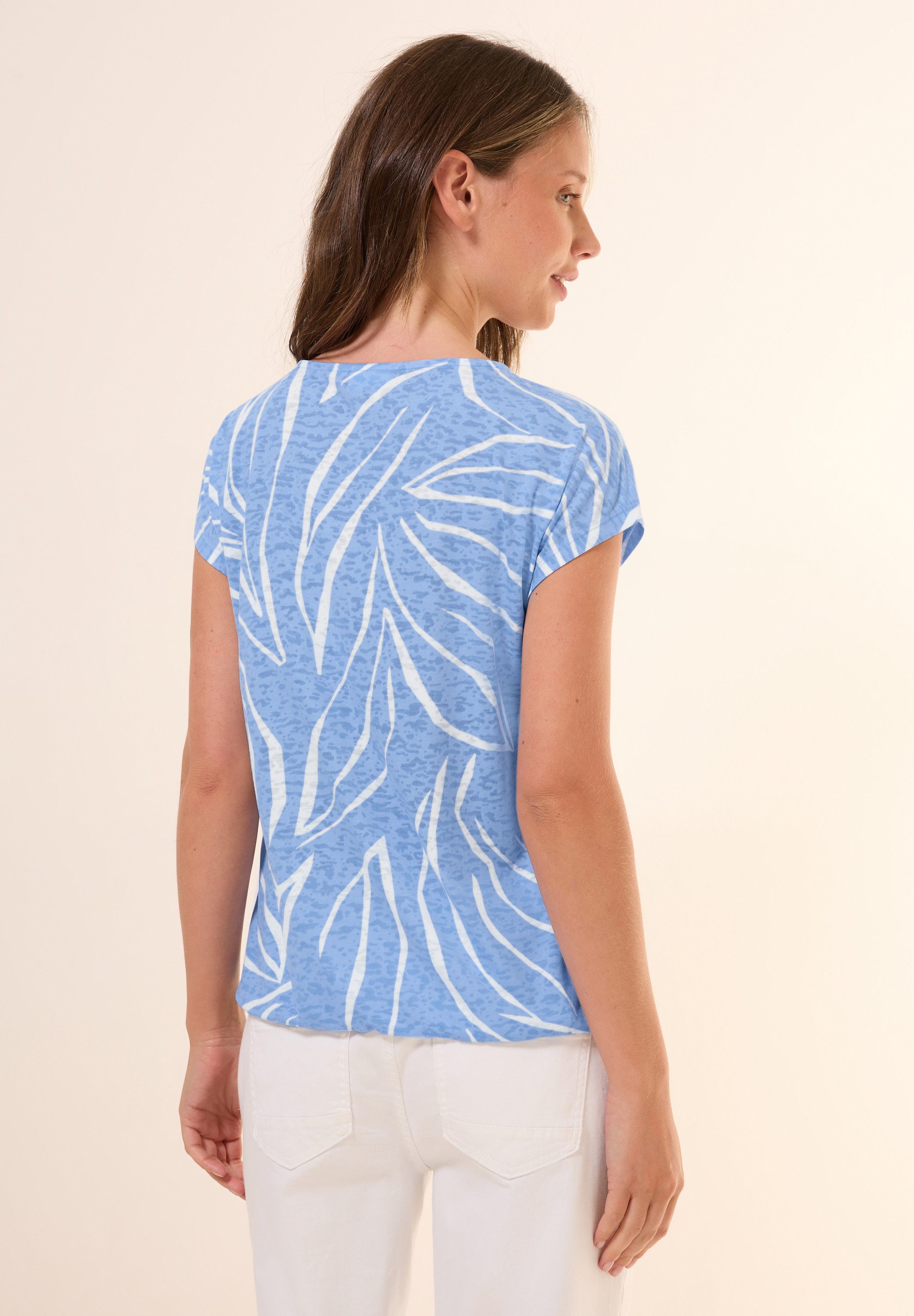 CECIL T-Shirt mit All-Over Print günstig online kaufen