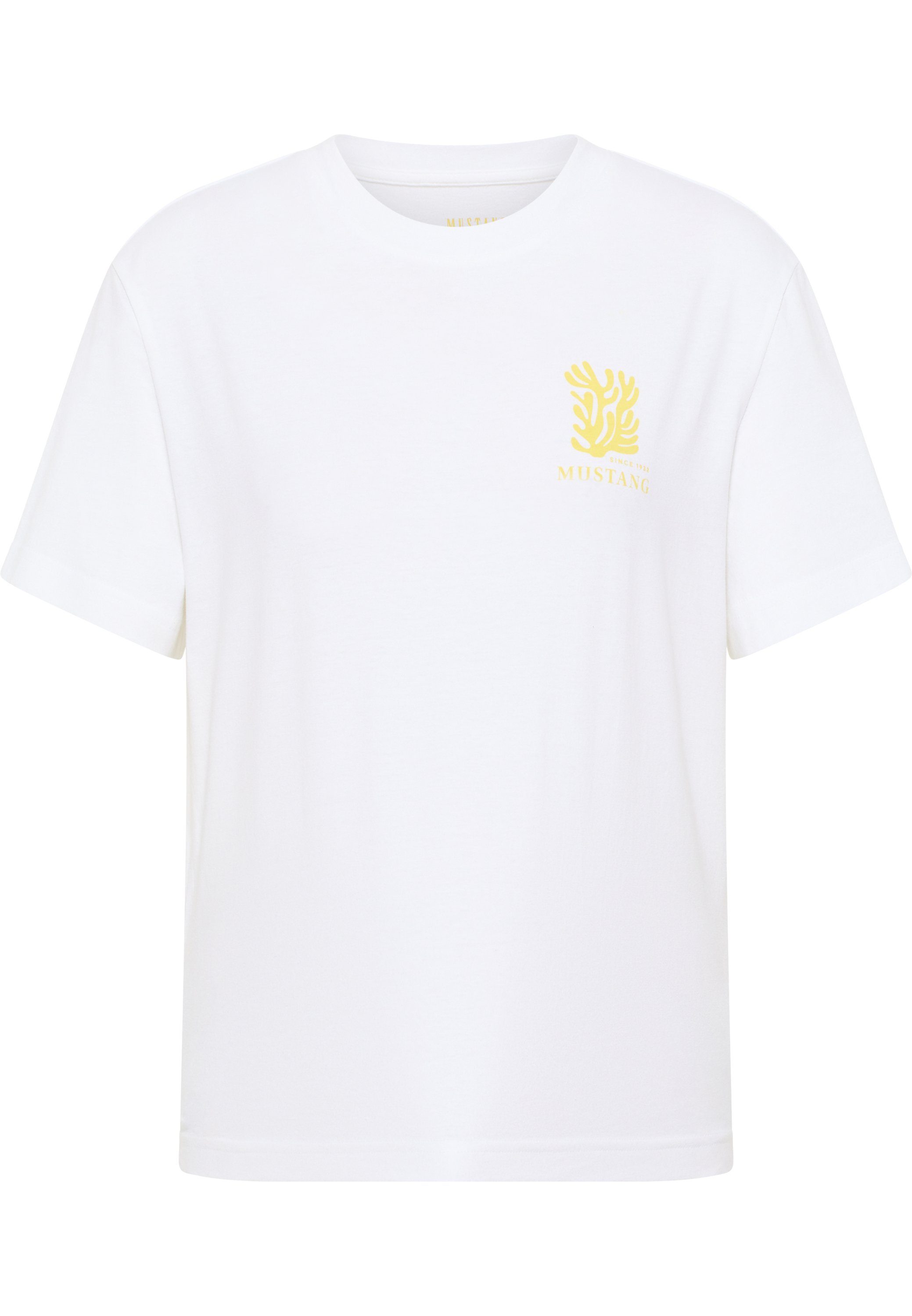 MUSTANG Kurzarmshirt T-Shirt, Print auf der Rückseite | T-Shirts